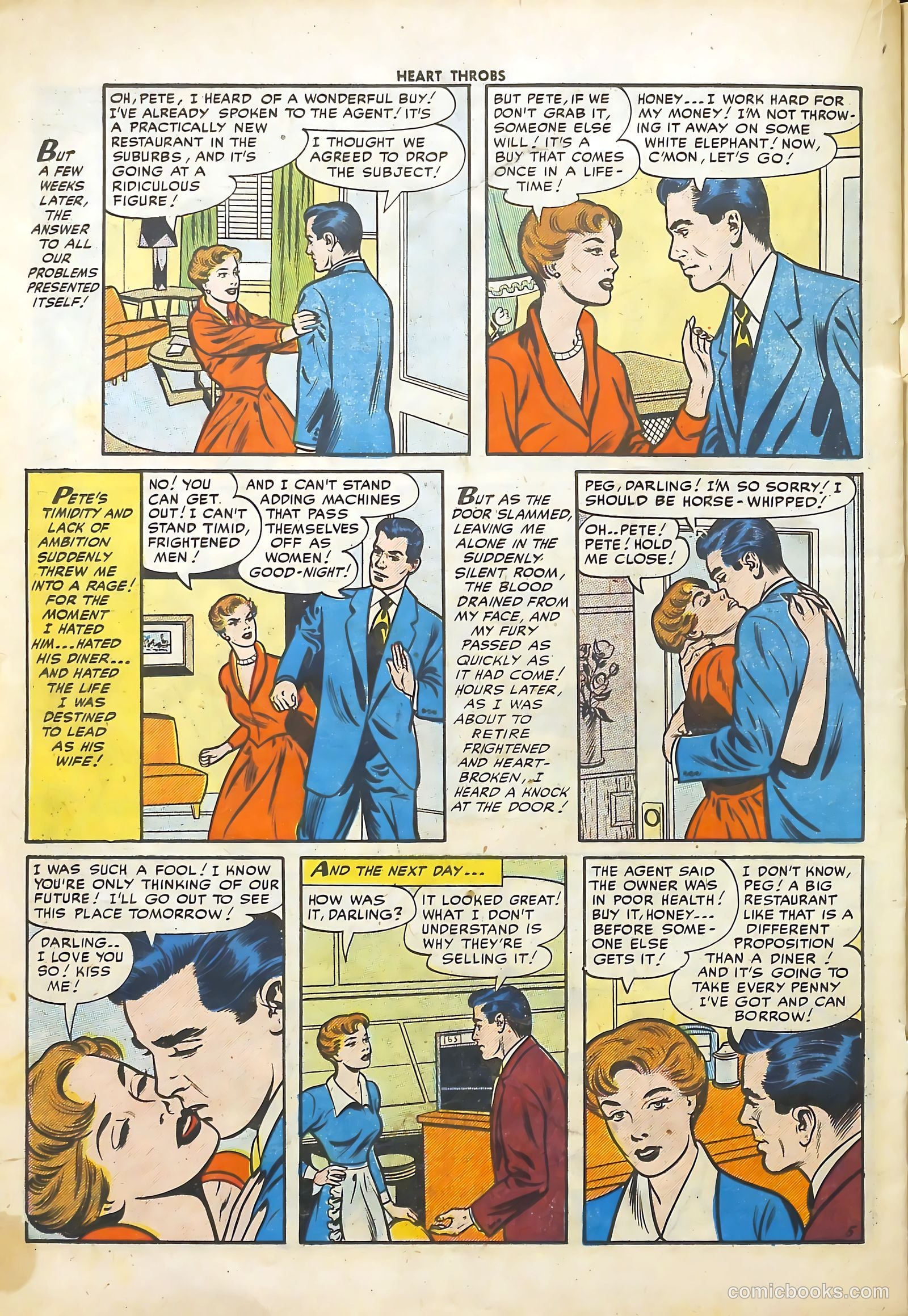 Heart Throbs #41 (1956) — page 22 of 36