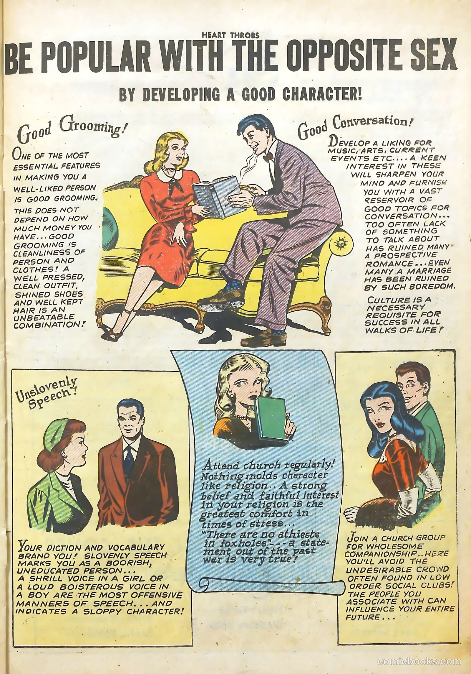 Heart Throbs #41 (1956) — page 25 of 36