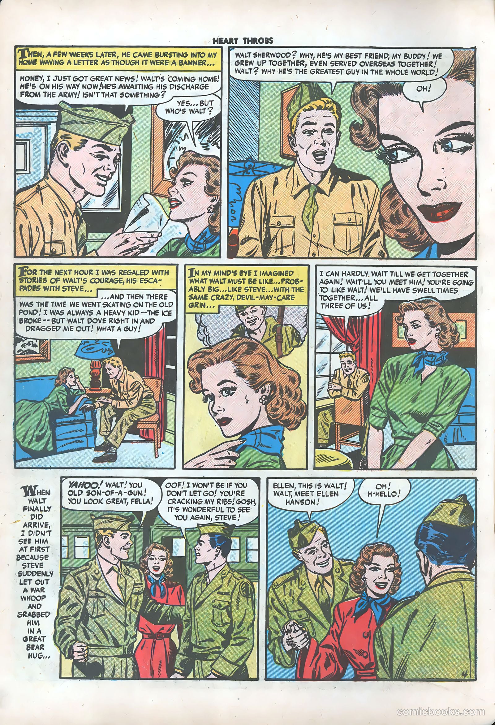 Heart Throbs #42 (1956) — page 6 of 36