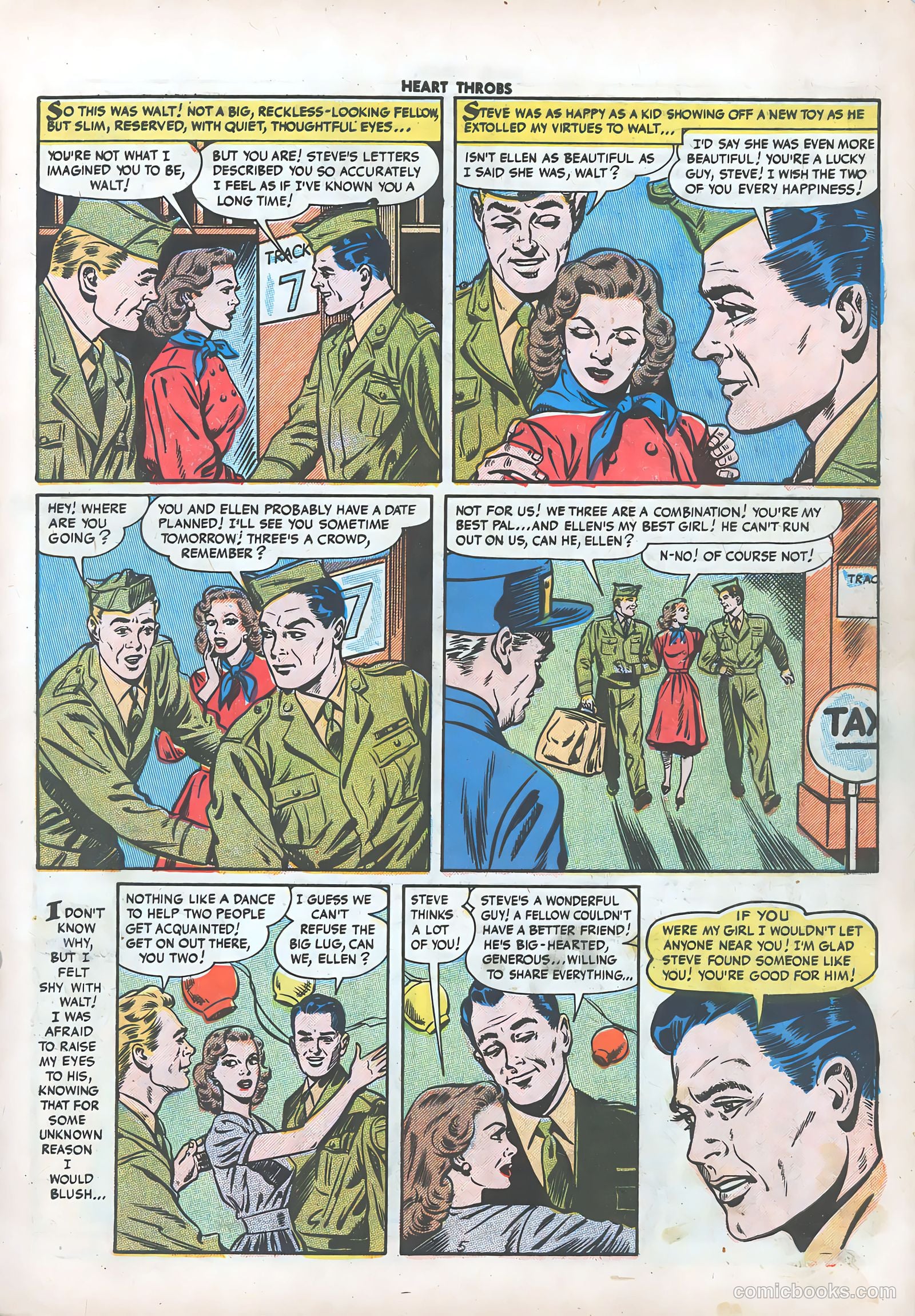 Heart Throbs #42 (1956) — page 7 of 36