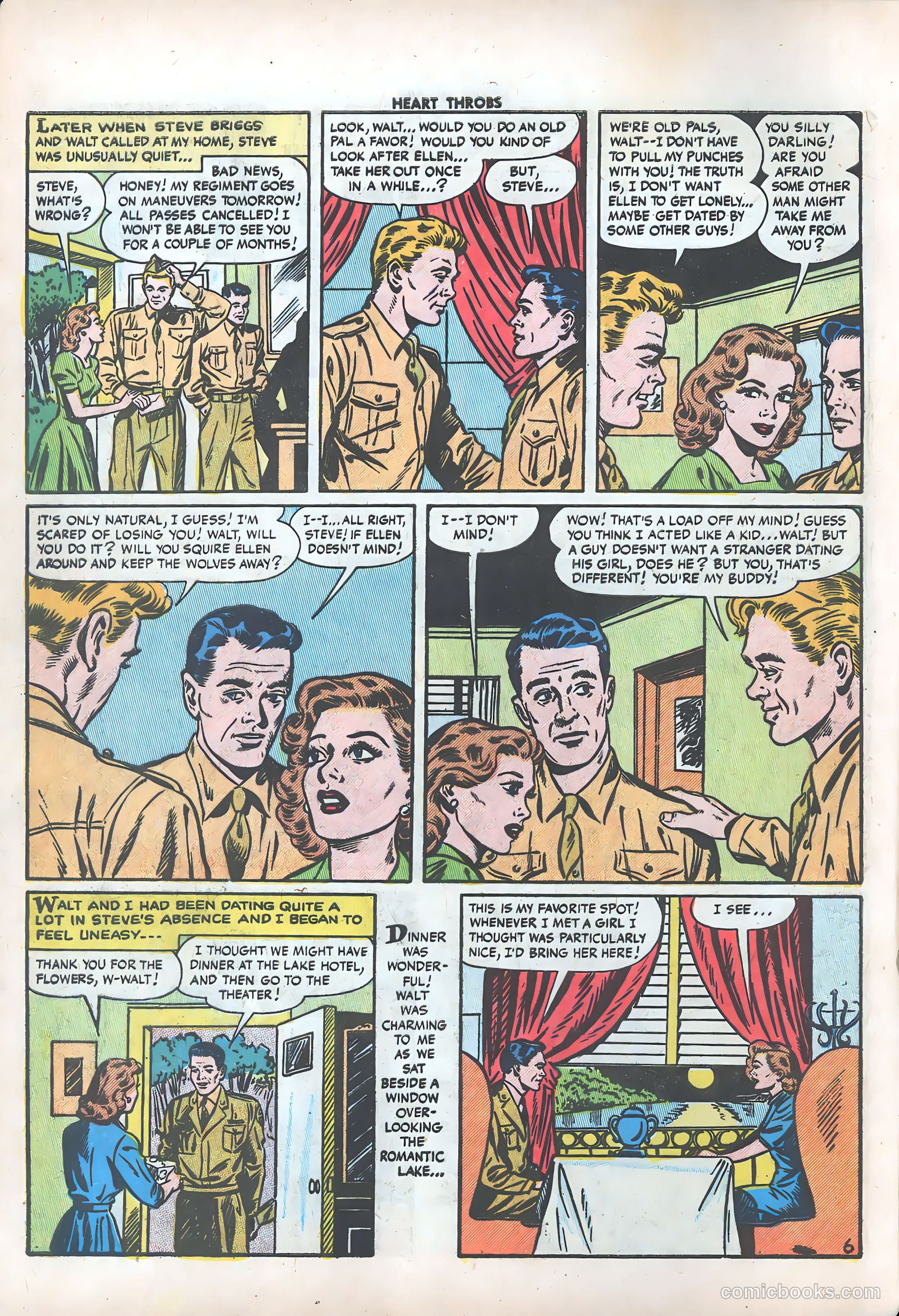 Heart Throbs #42 (1956) — page 8 of 36