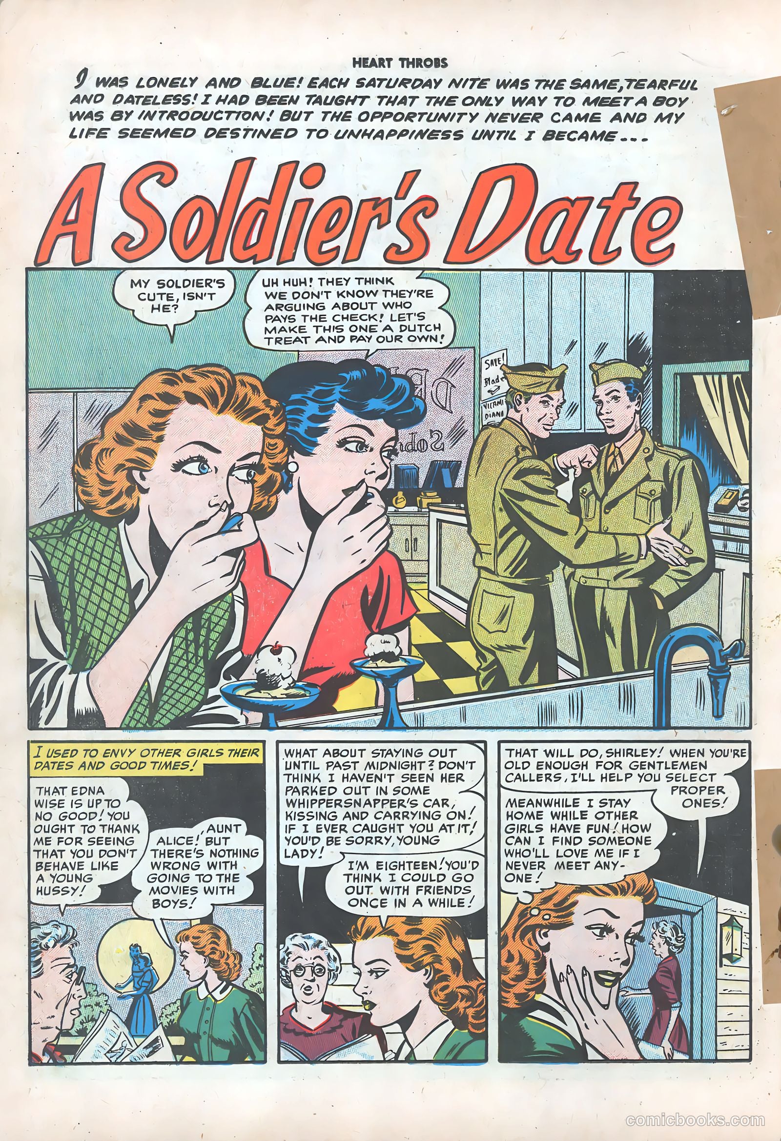 Heart Throbs #42 (1956) — page 18 of 36