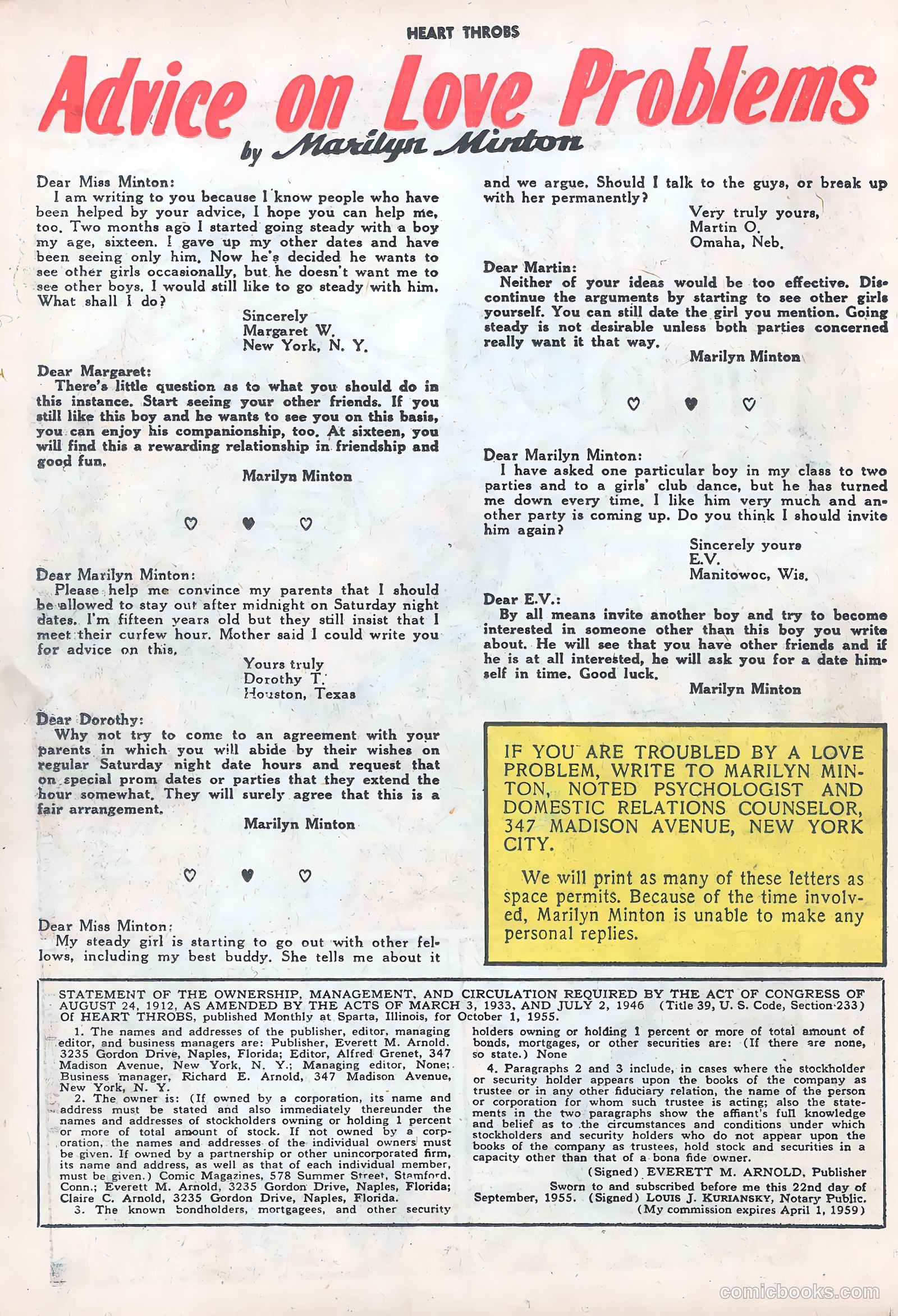 Heart Throbs #42 (1956) — page 26 of 36