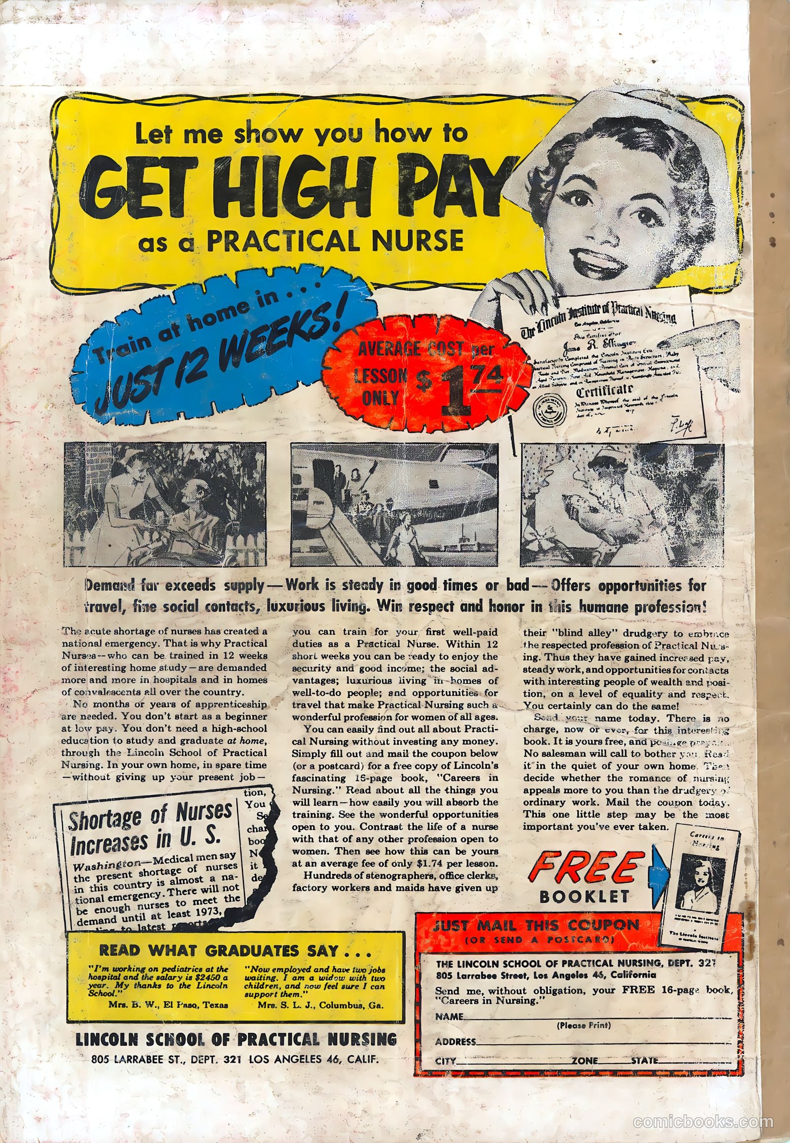 Heart Throbs #42 (1956) — page 36 of 36