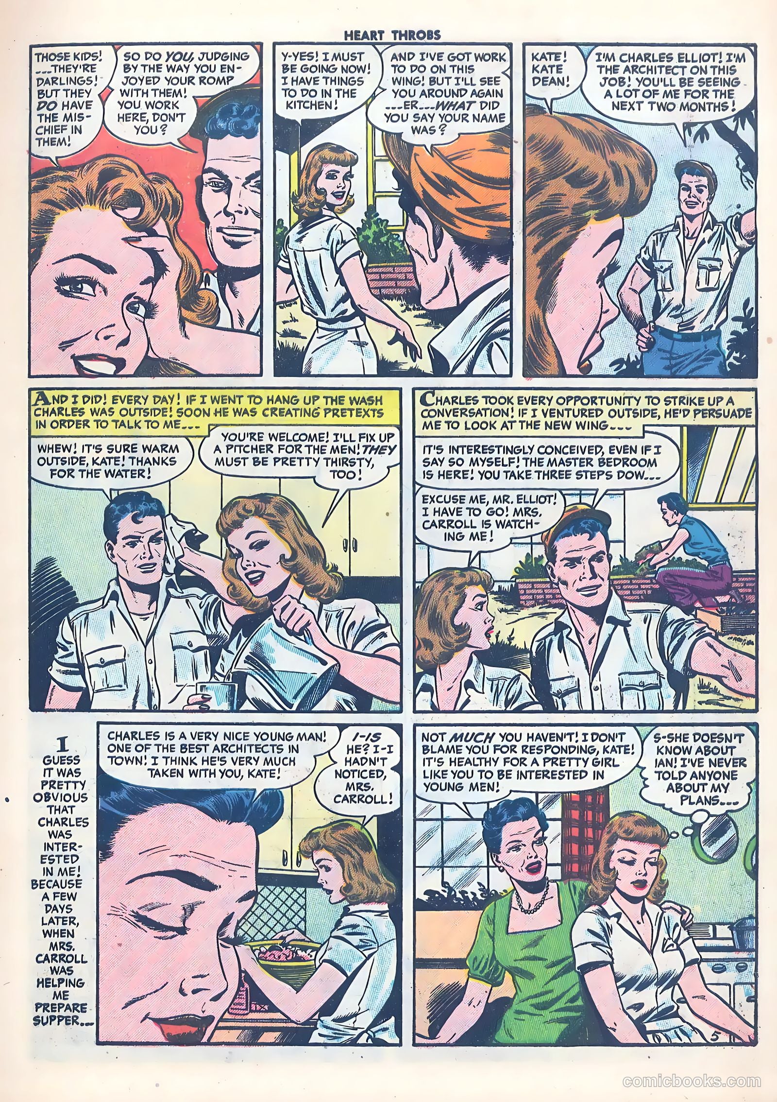 Heart Throbs #43 (1956) — page 7 of 36