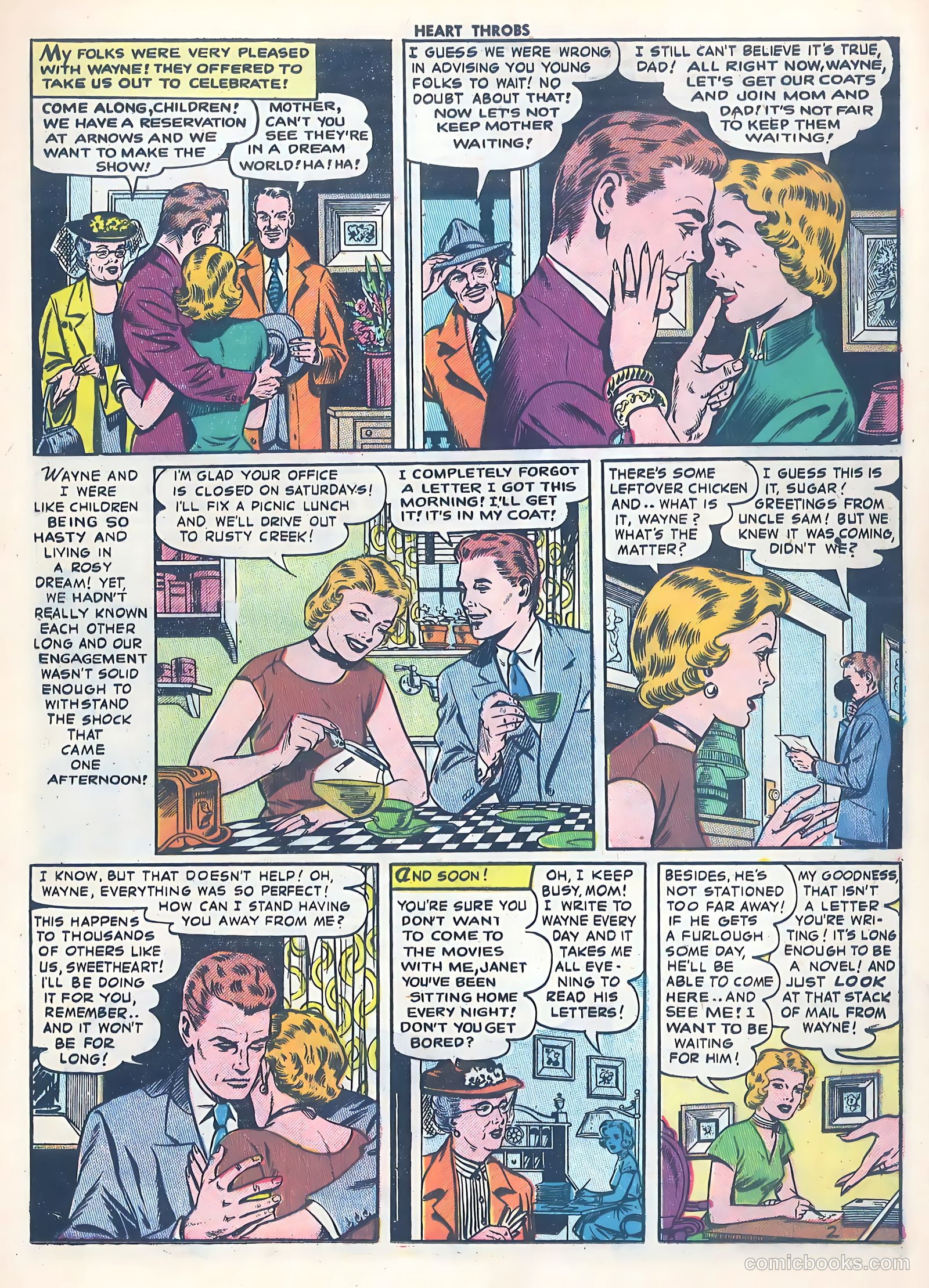 Heart Throbs #43 (1956) — page 13 of 36