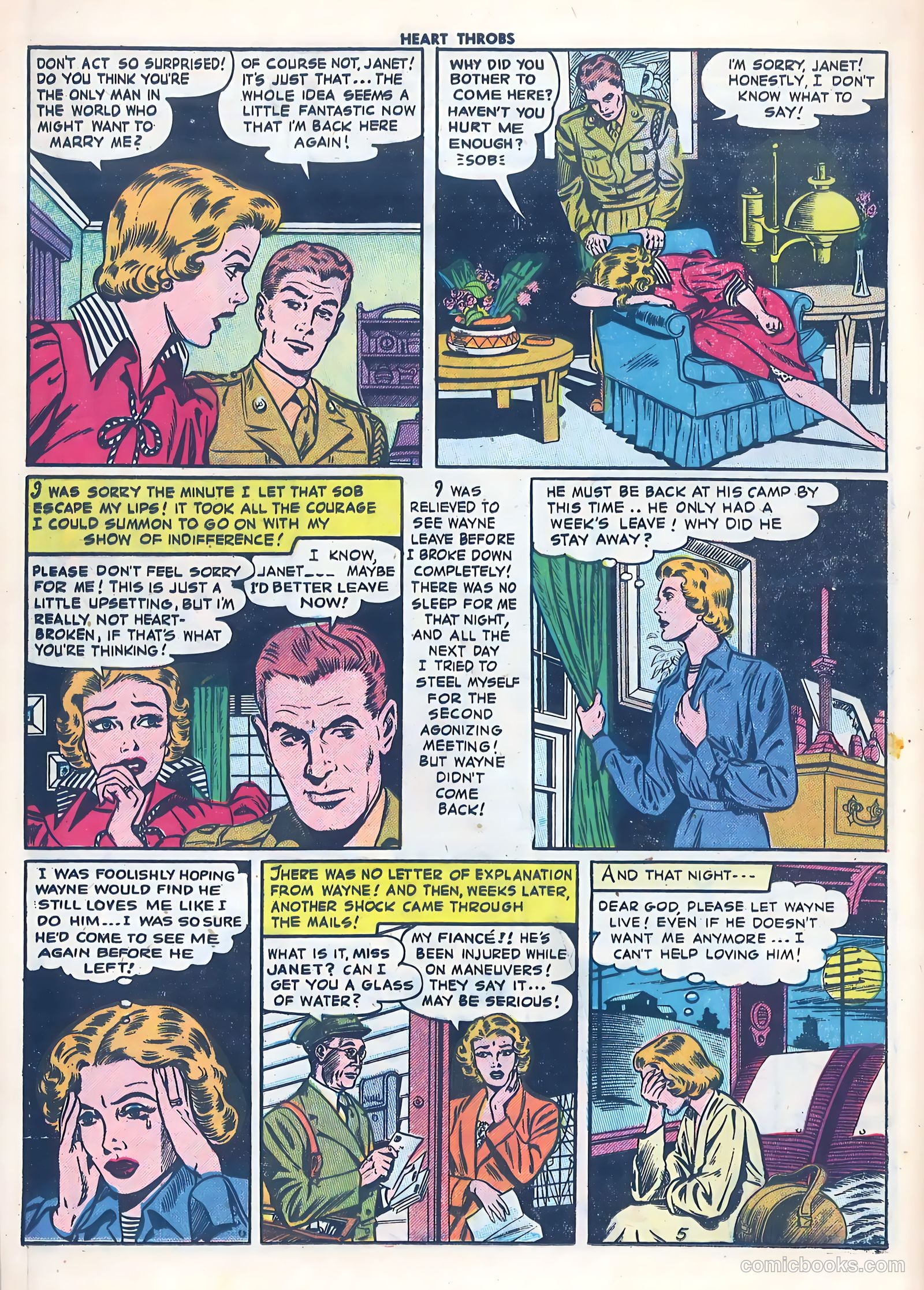 Heart Throbs #43 (1956) — page 16 of 36
