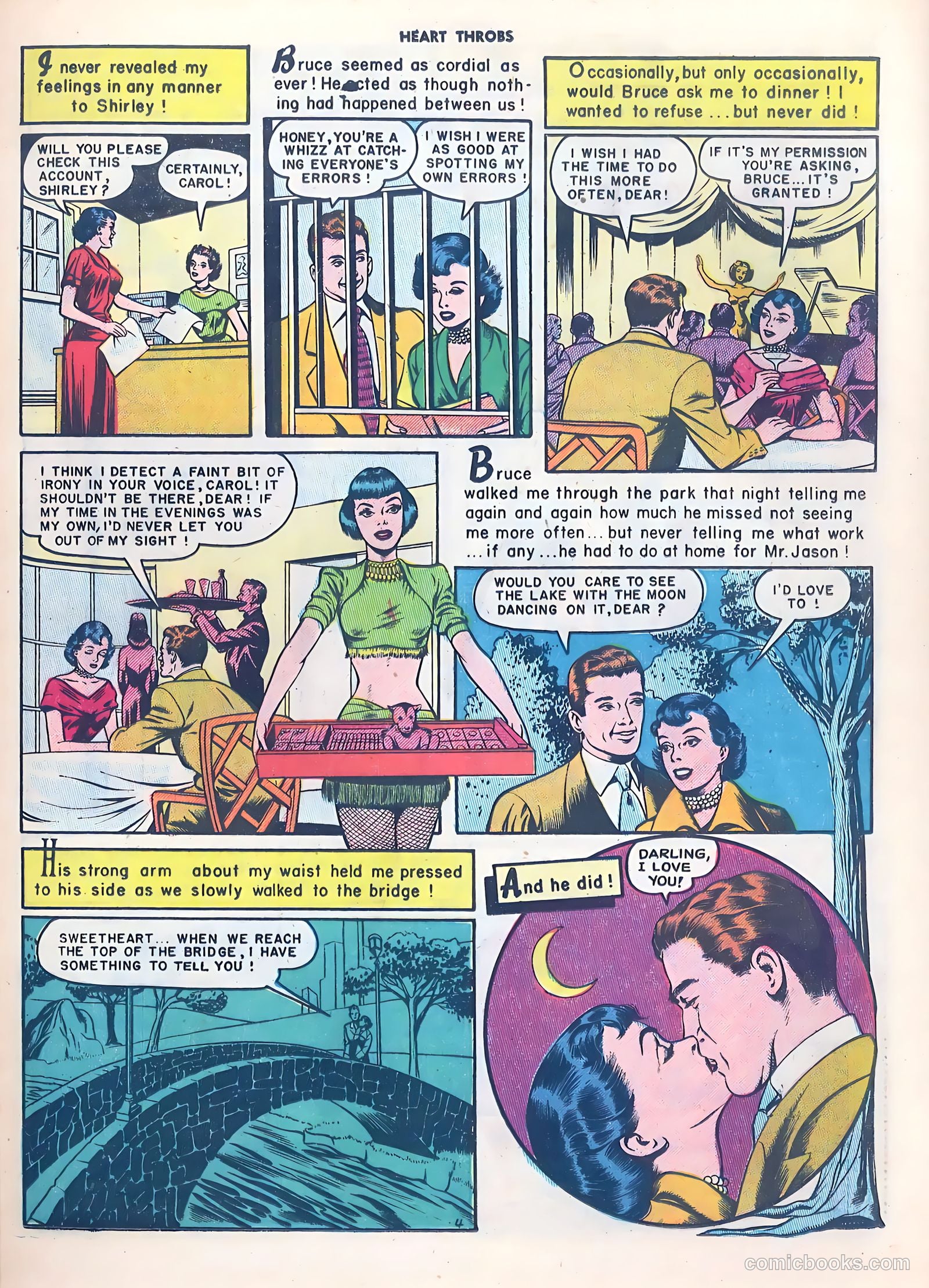 Heart Throbs #43 (1956) — page 21 of 36