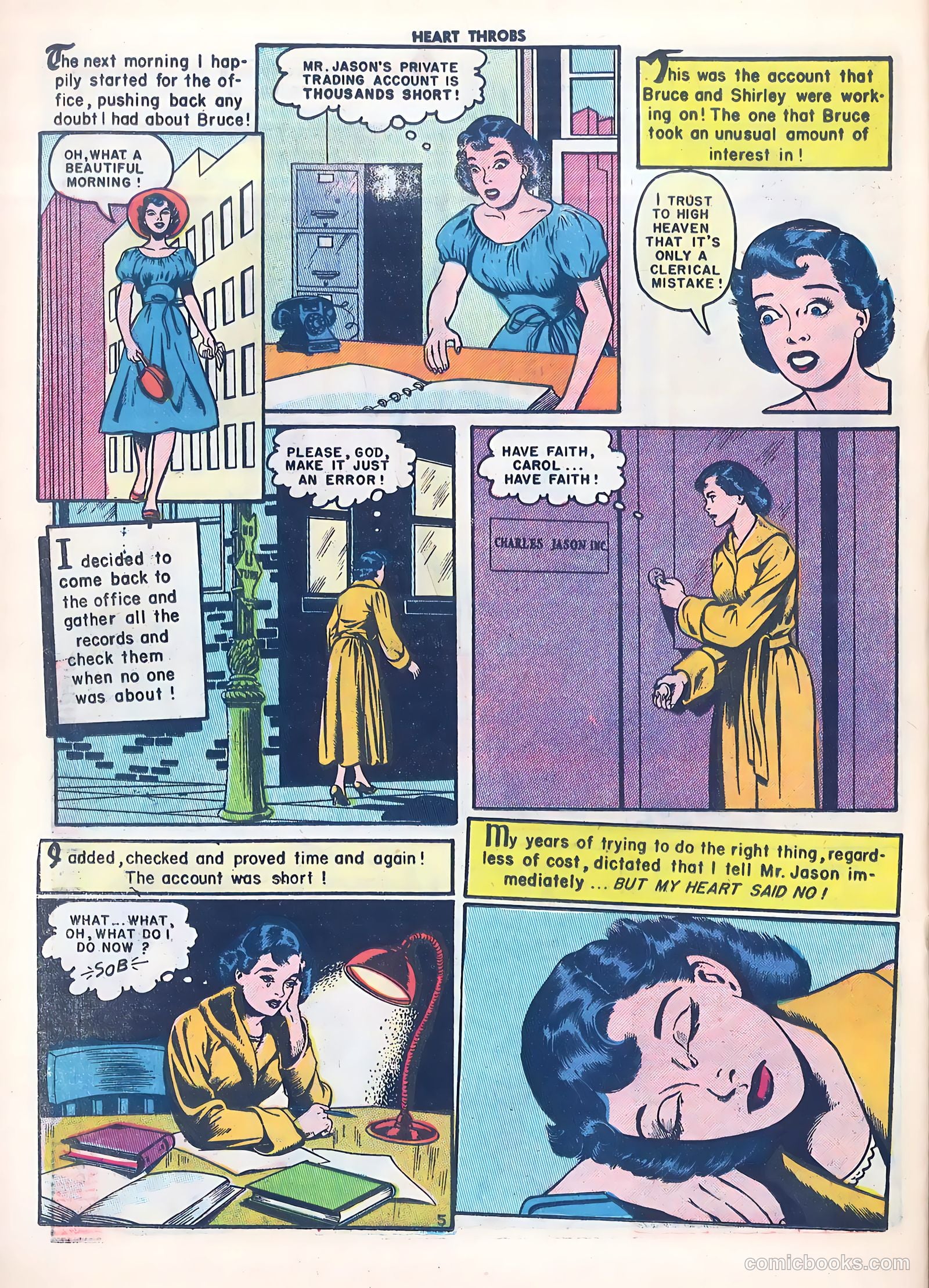 Heart Throbs #43 (1956) — page 22 of 36