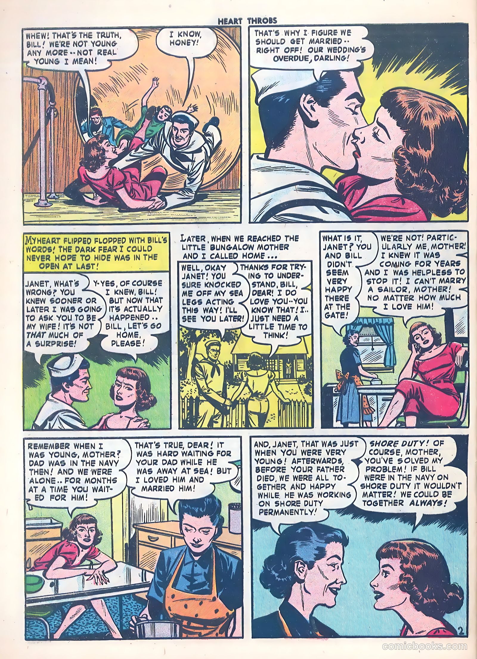 Heart Throbs #43 (1956) — page 28 of 36
