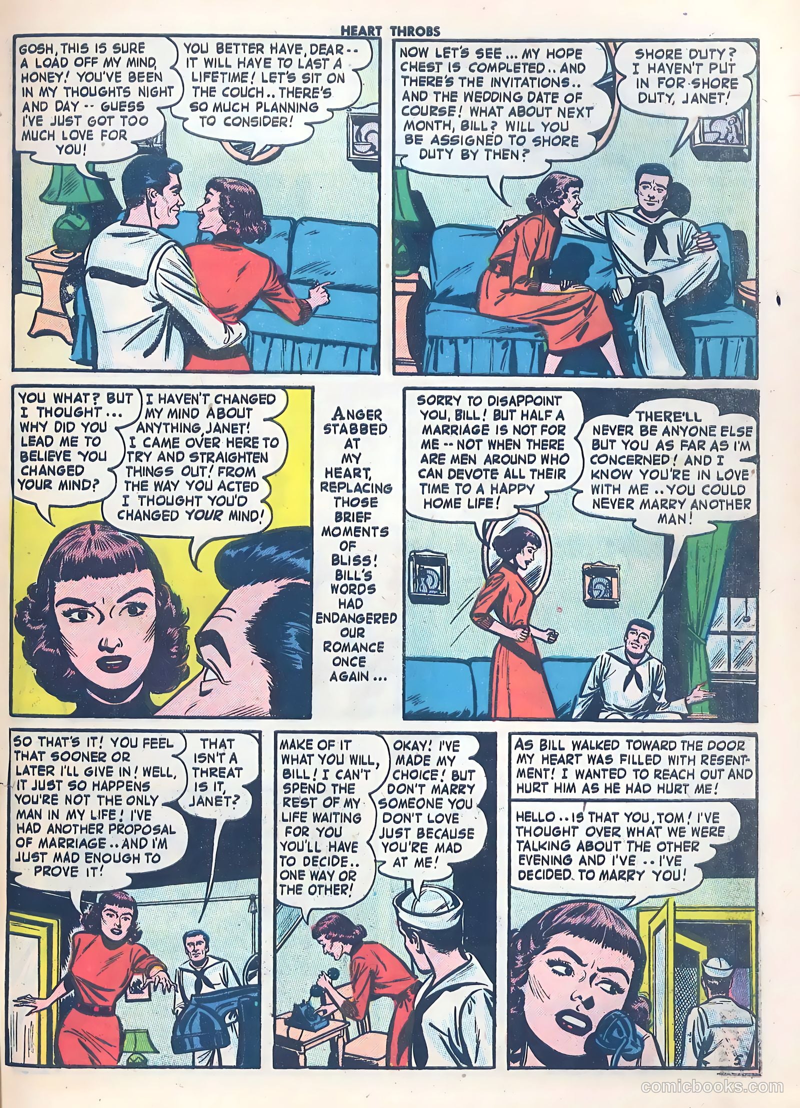 Heart Throbs #43 (1956) — page 31 of 36