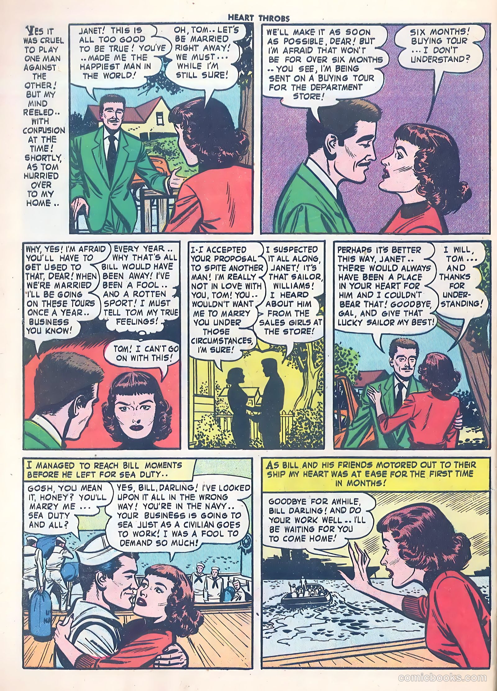 Heart Throbs #43 (1956) — page 32 of 36
