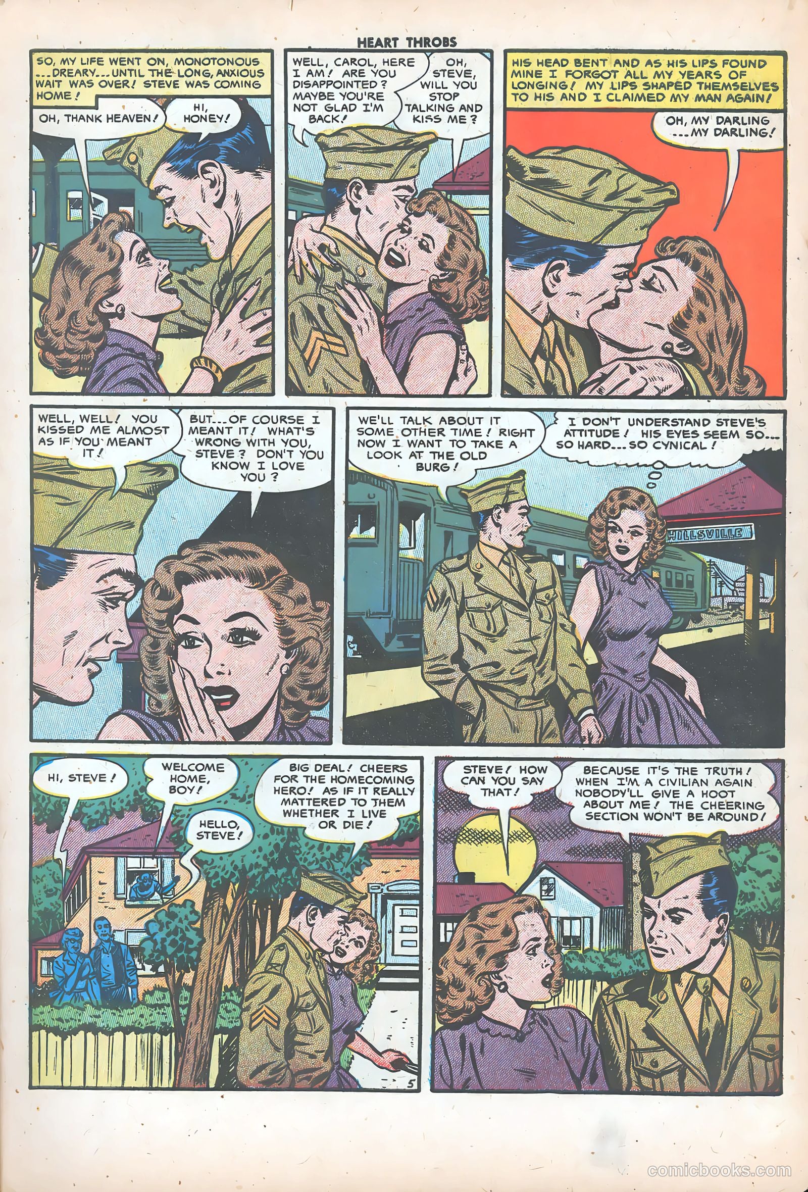 Heart Throbs #44 (1956) — page 7 of 37