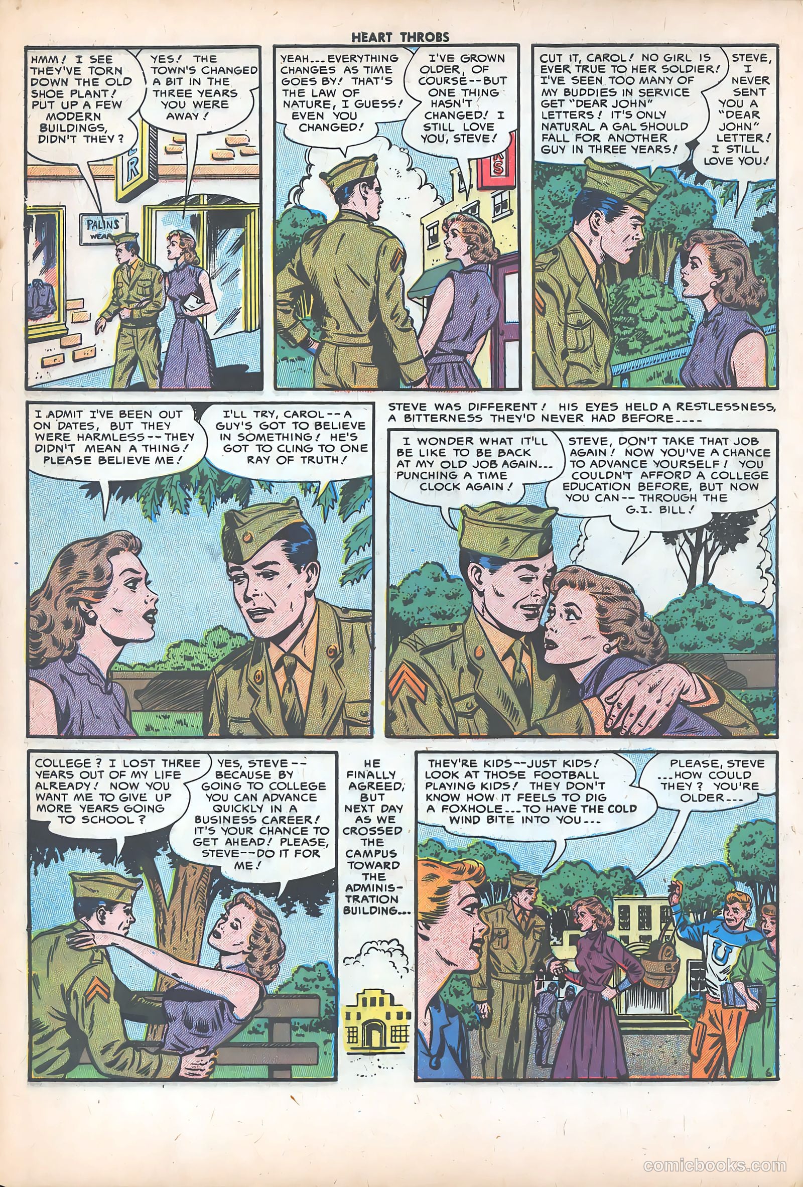 Heart Throbs #44 (1956) — page 8 of 37