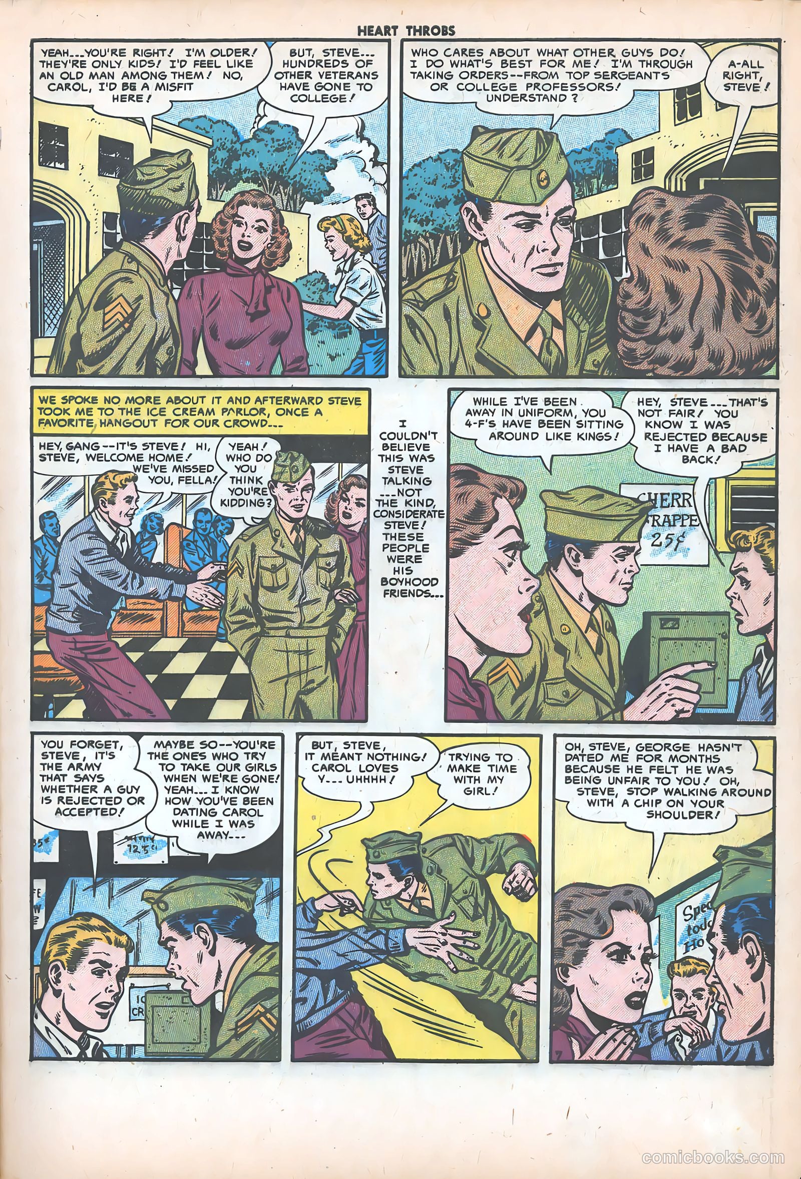 Heart Throbs #44 (1956) — page 9 of 37