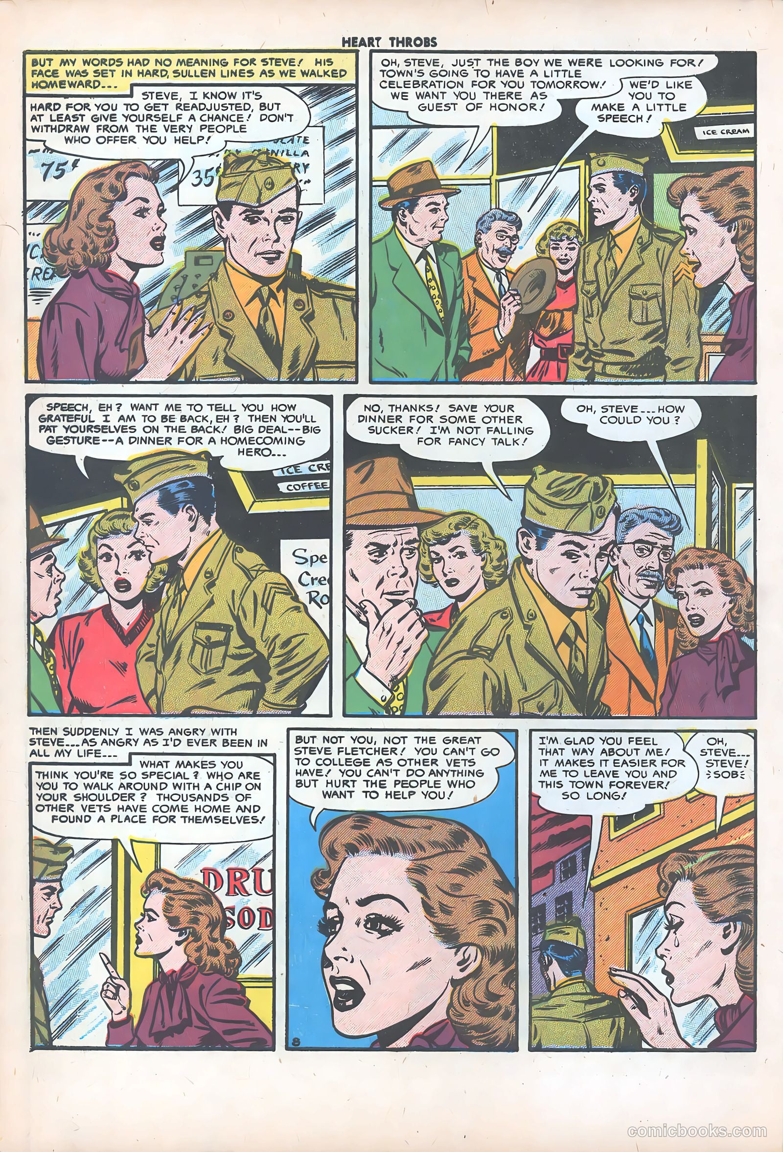 Heart Throbs #44 (1956) — page 10 of 37