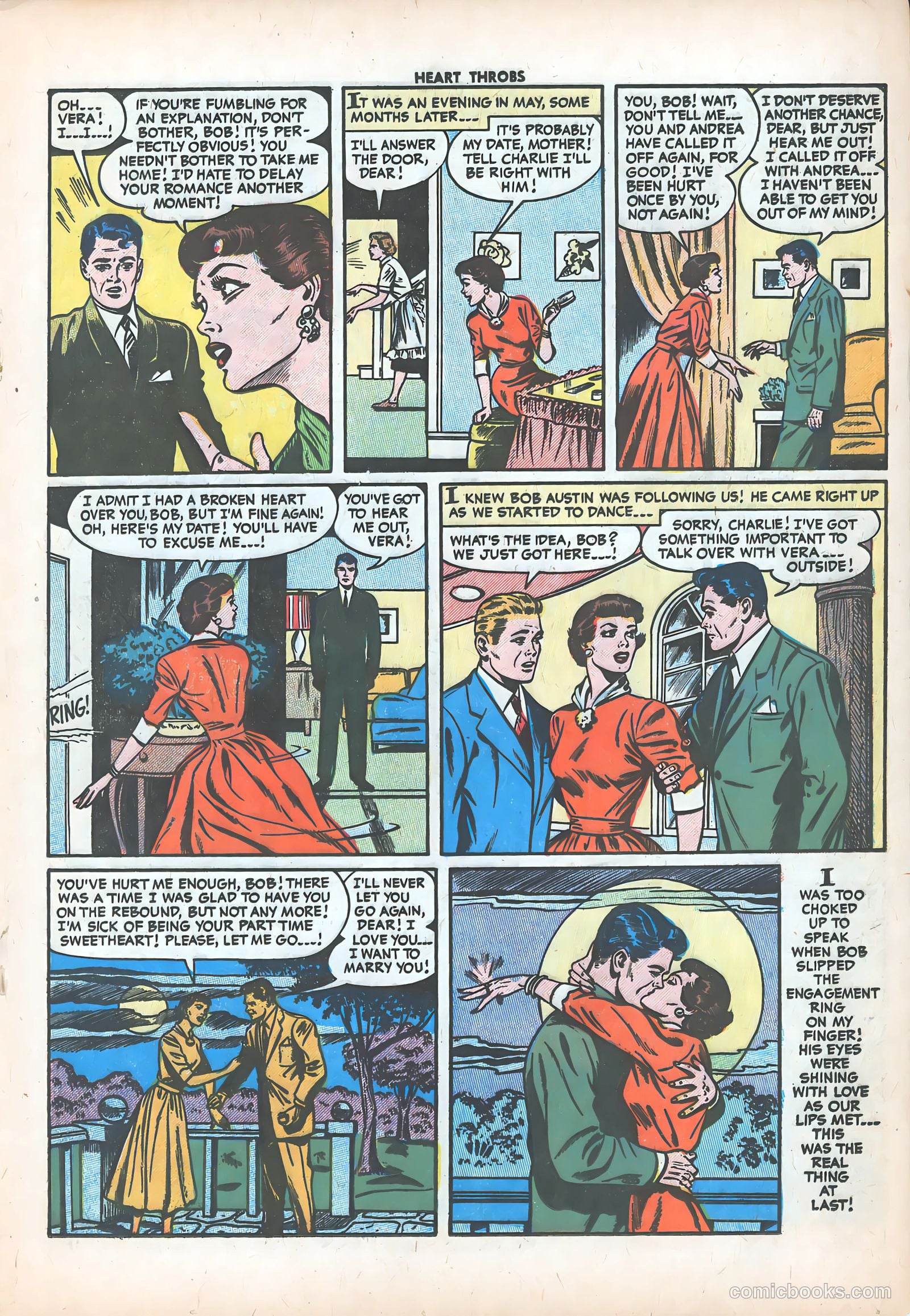 Heart Throbs #44 (1956) — page 17 of 37