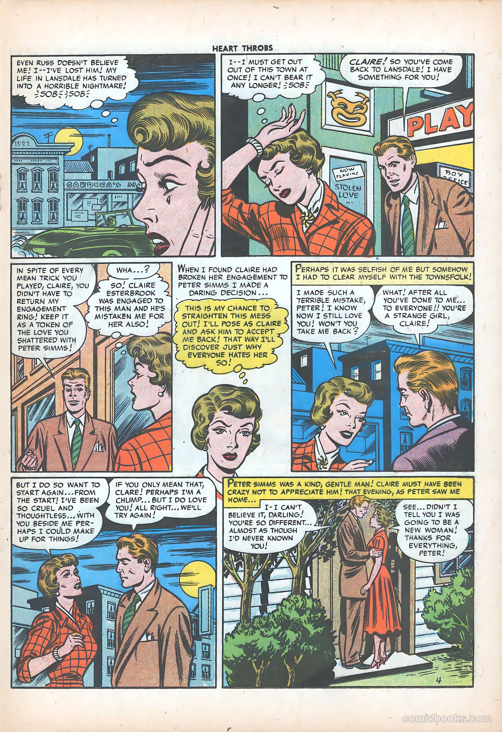 Heart Throbs #44 (1956) — page 21 of 37