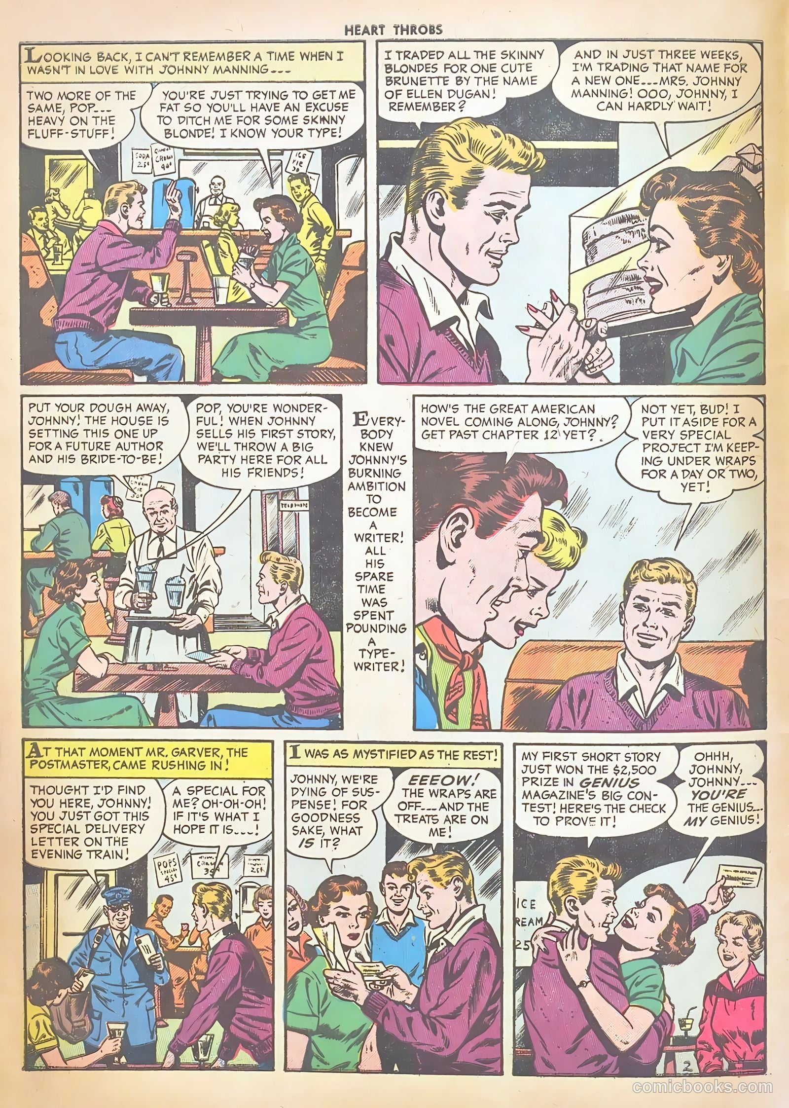 Heart Throbs #45 (1956) — page 4 of 37