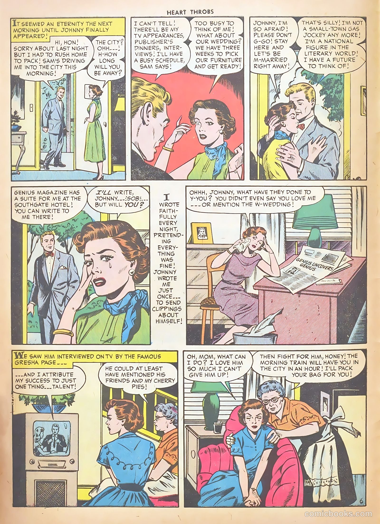 Heart Throbs #45 (1956) — page 8 of 37