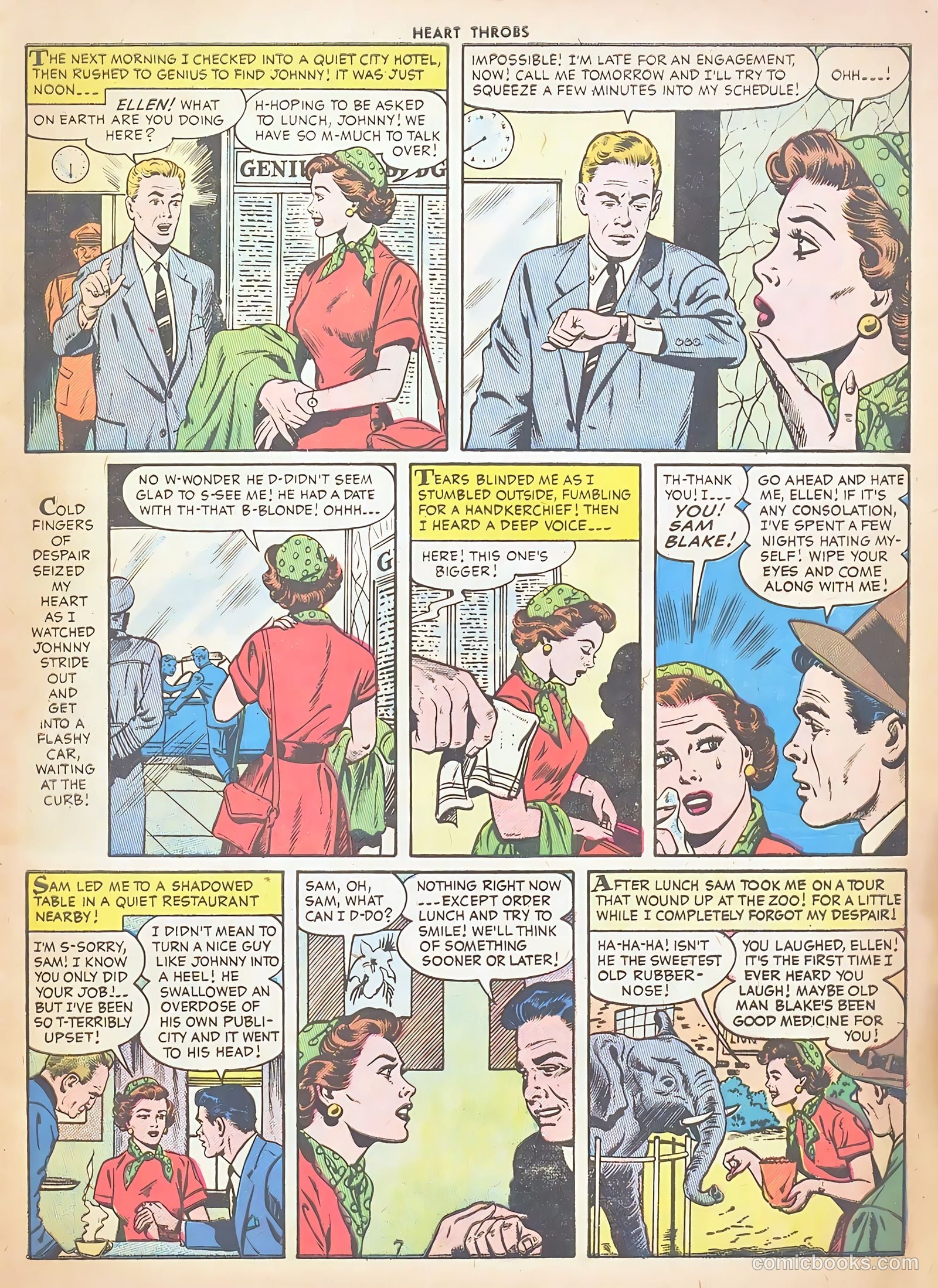 Heart Throbs #45 (1956) — page 9 of 37