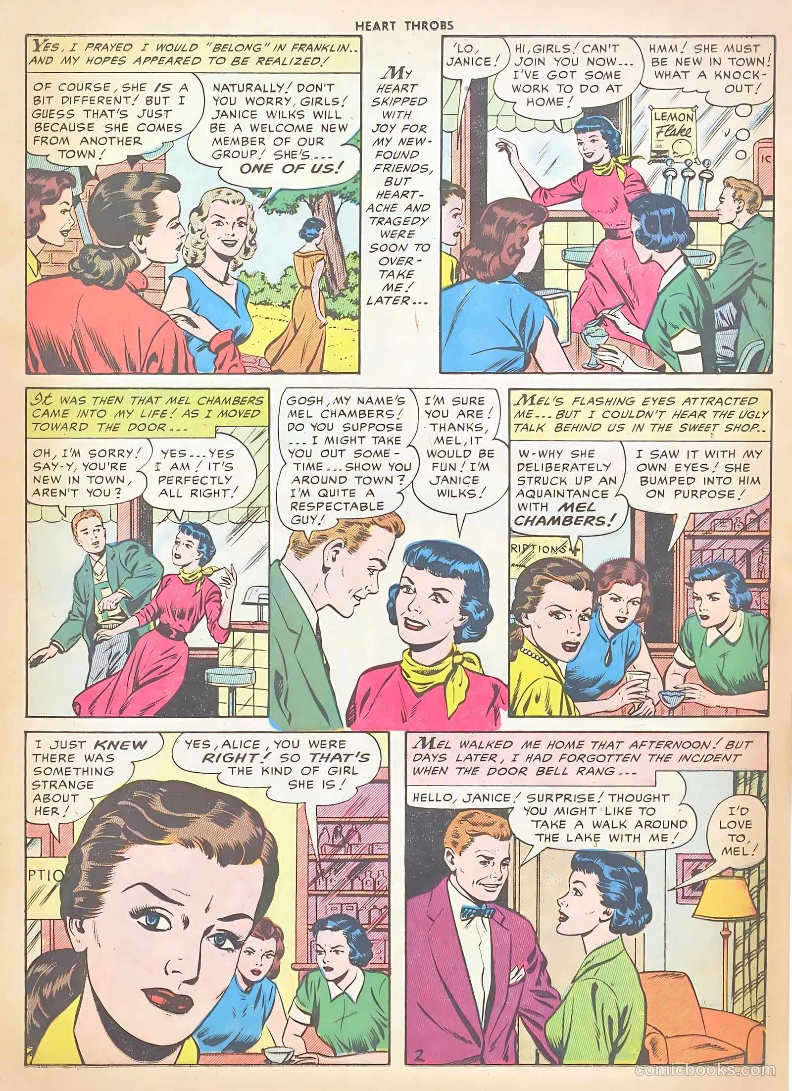 Heart Throbs #45 (1956) — page 13 of 37