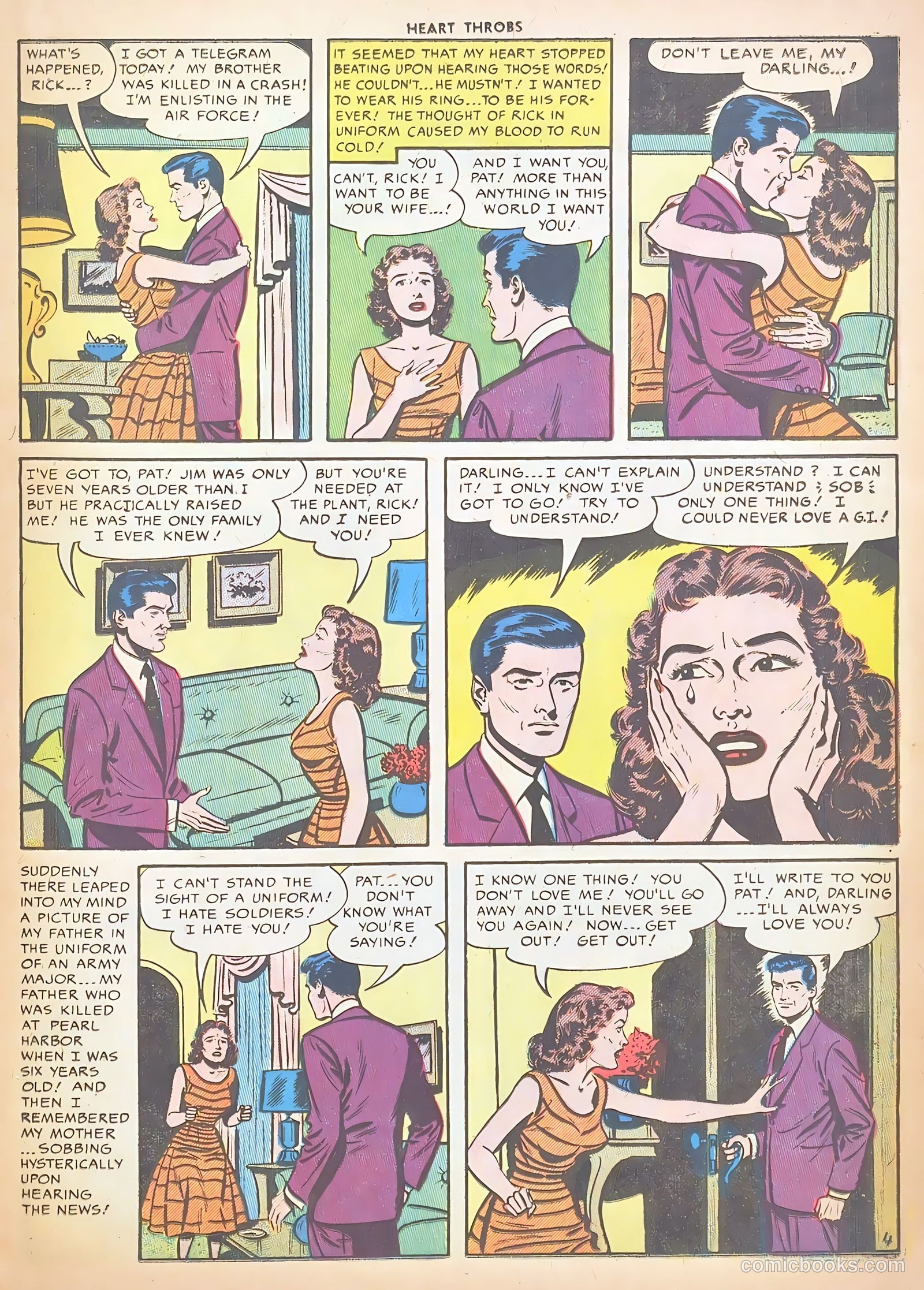 Heart Throbs #45 (1956) — page 21 of 37