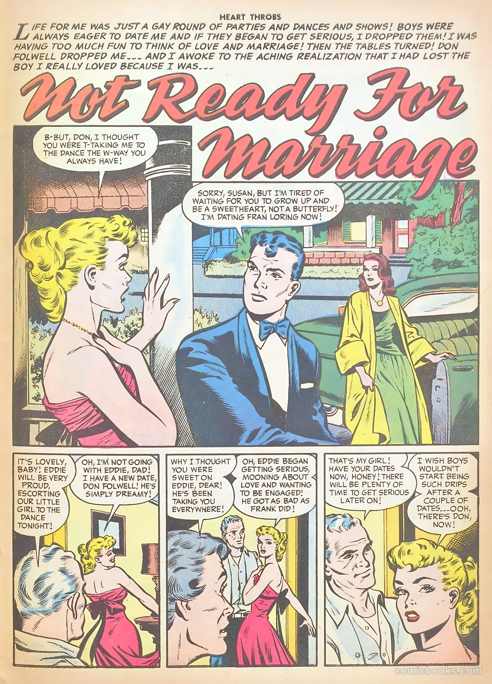 Heart Throbs #45 (1956) — page 27 of 37
