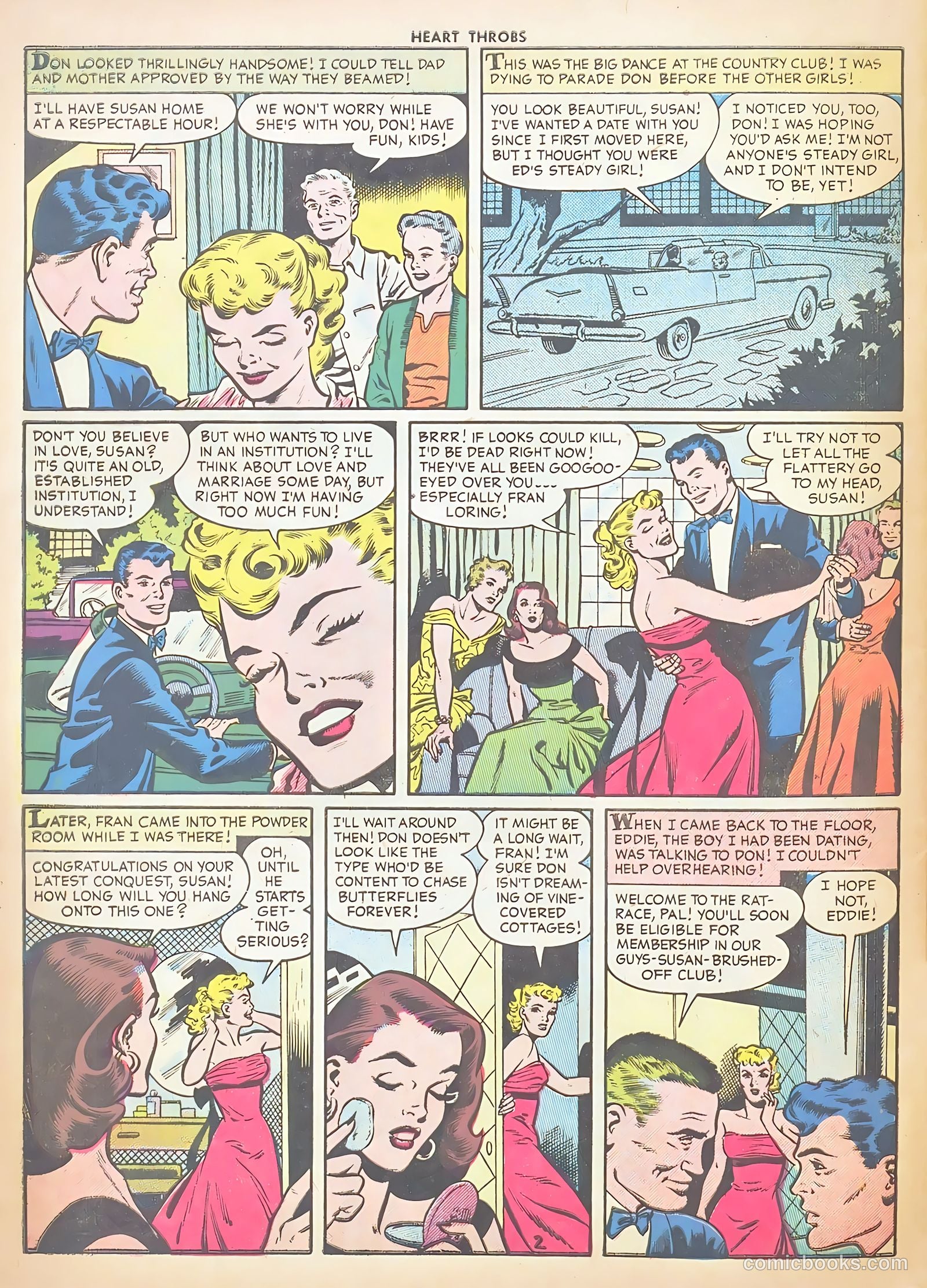 Heart Throbs #45 (1956) — page 28 of 37