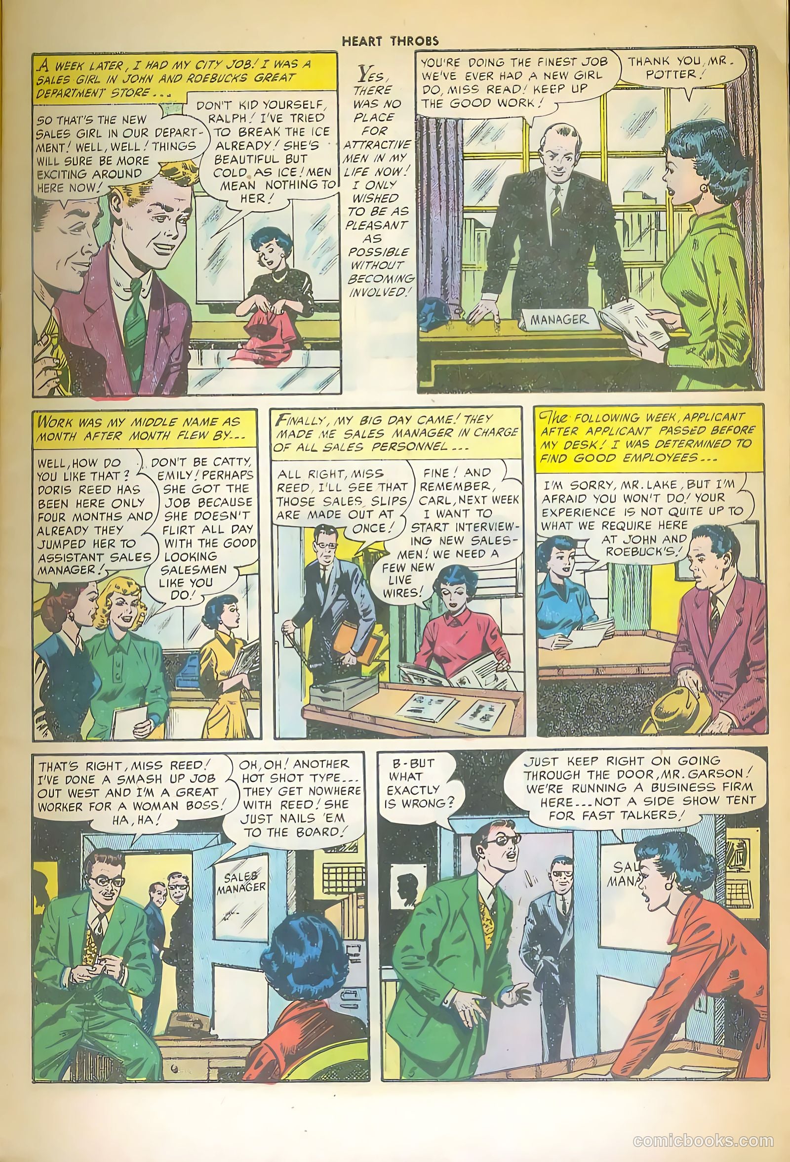 Heart Throbs #46 (1956) — page 7 of 36