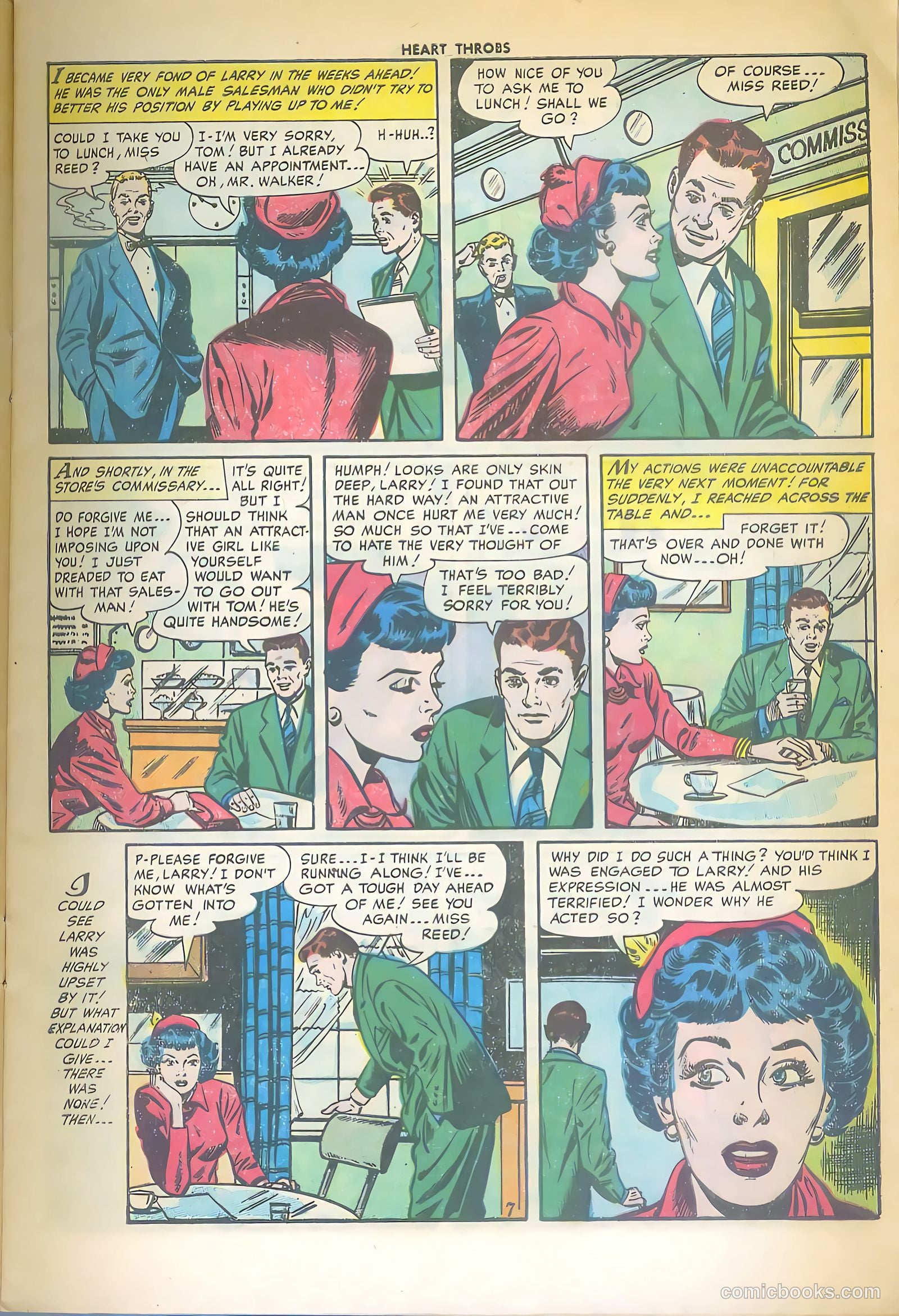 Heart Throbs #46 (1956) — page 9 of 36