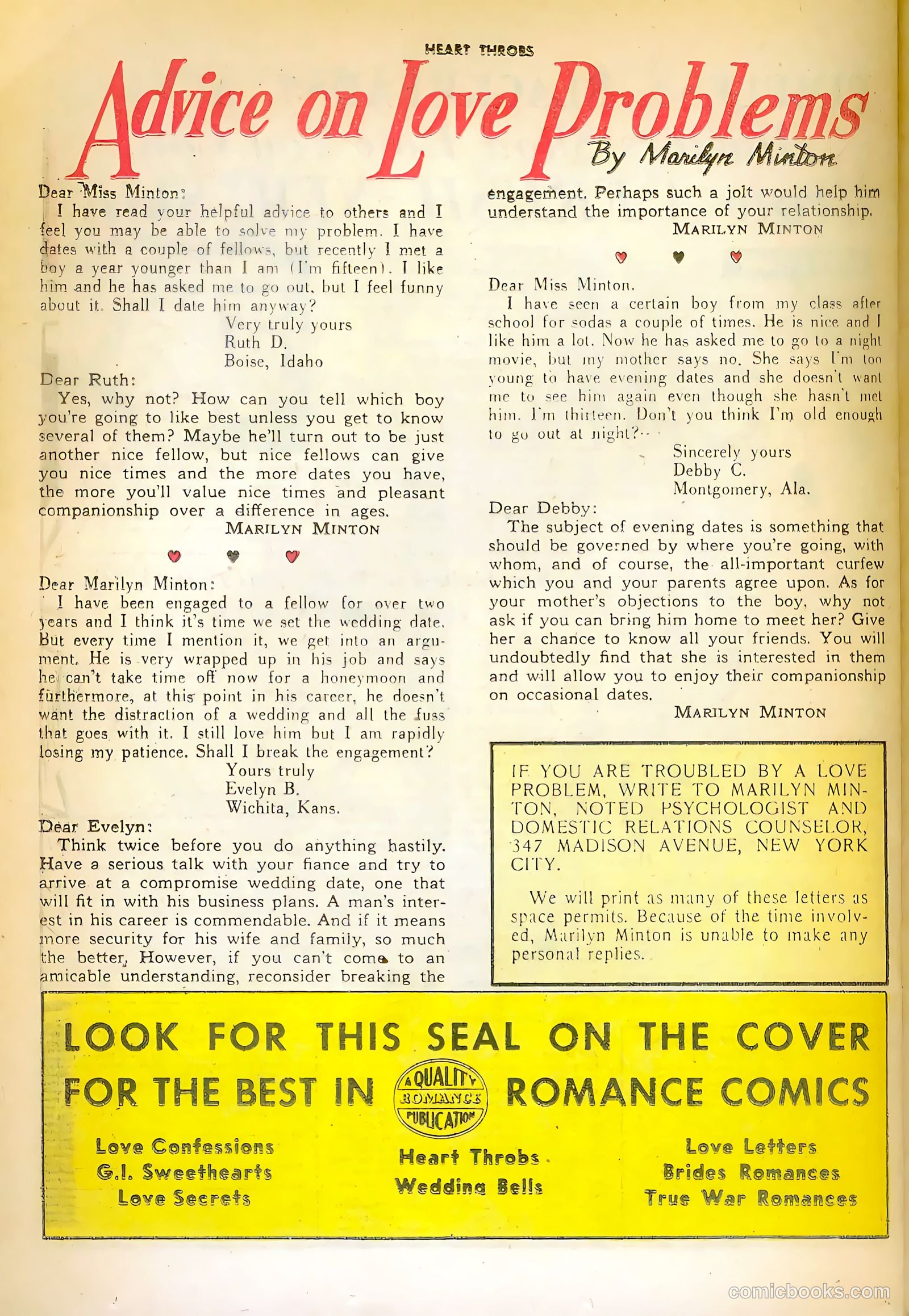 Heart Throbs #46 (1956) — page 26 of 36
