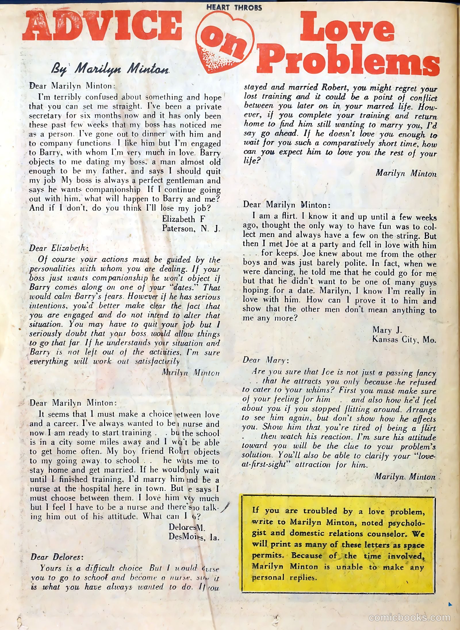 Heart Throbs #5 (1950) — page 26 of 36