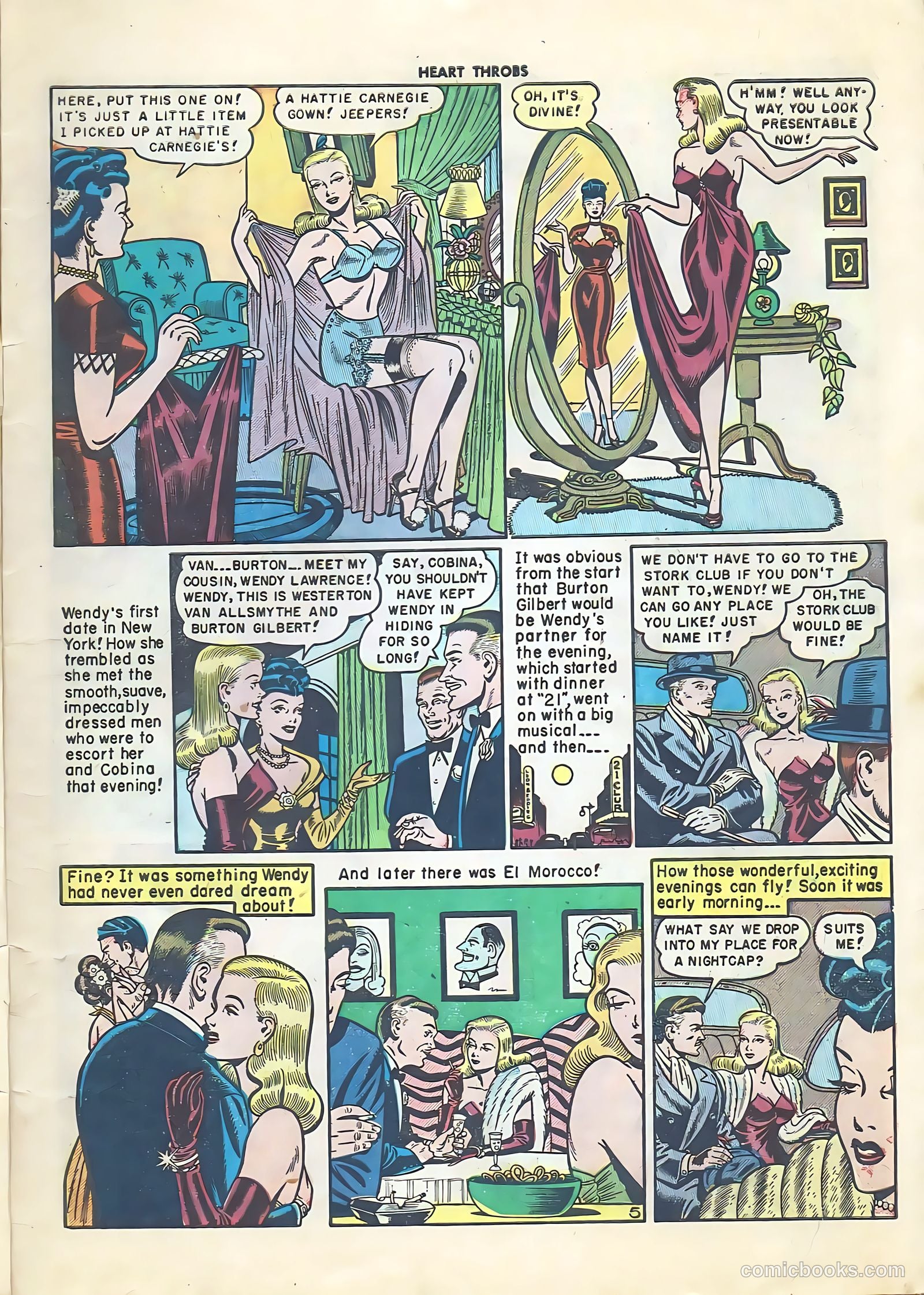 Heart Throbs #6 (1950) — page 7 of 36