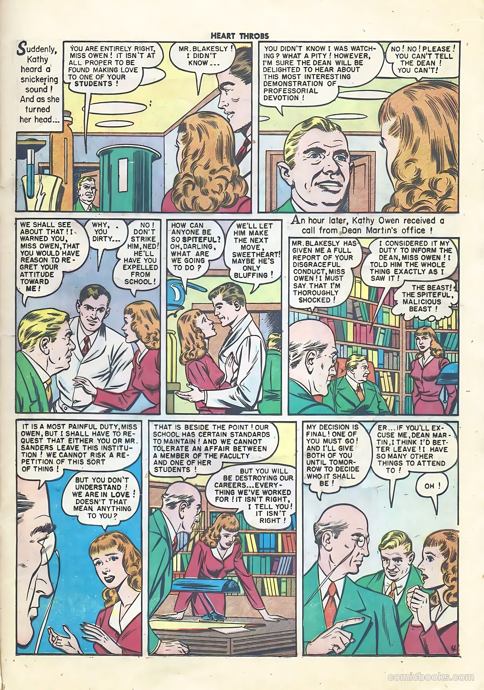Heart Throbs #6 (1950) — page 21 of 36