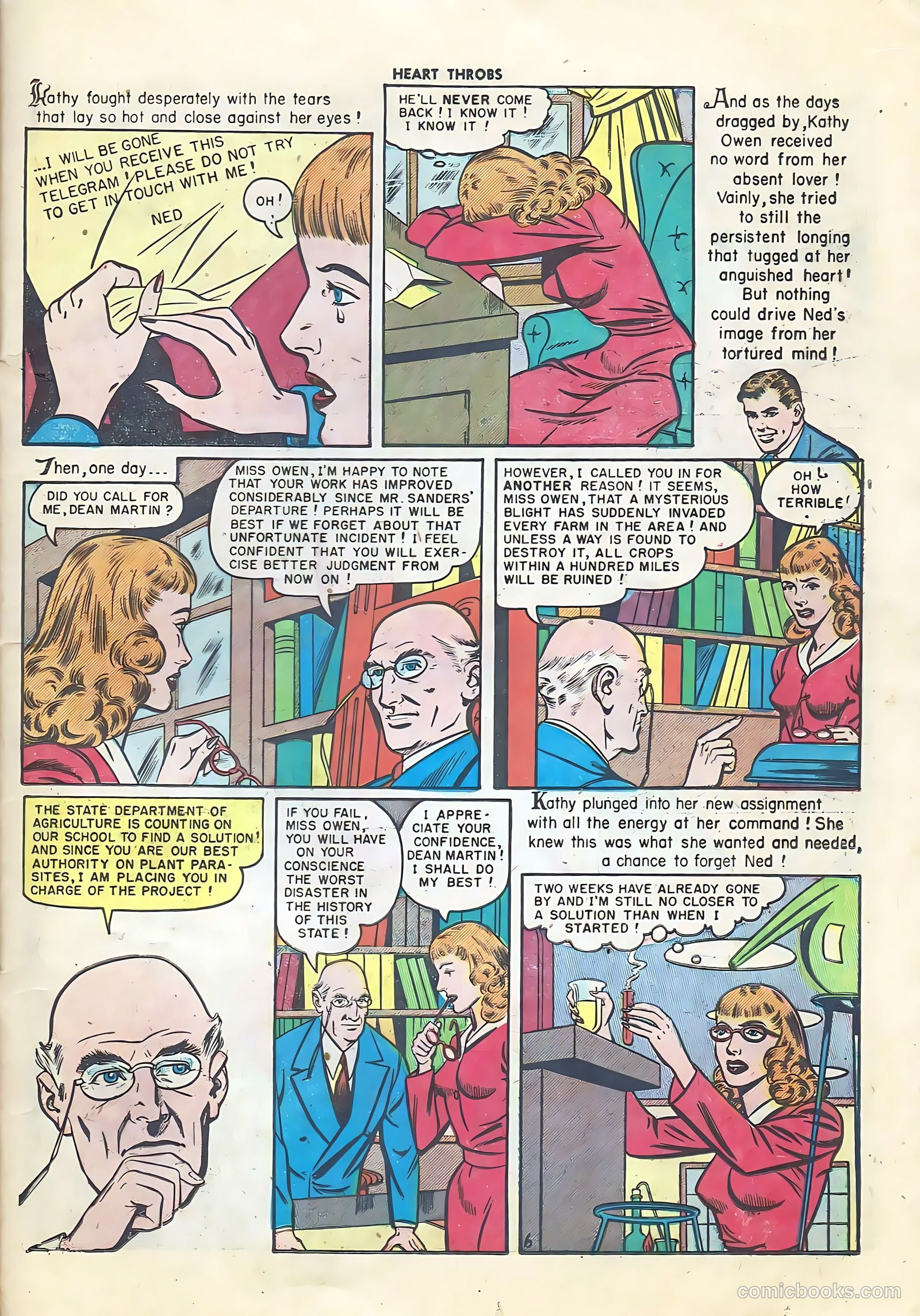 Heart Throbs #6 (1950) — page 23 of 36