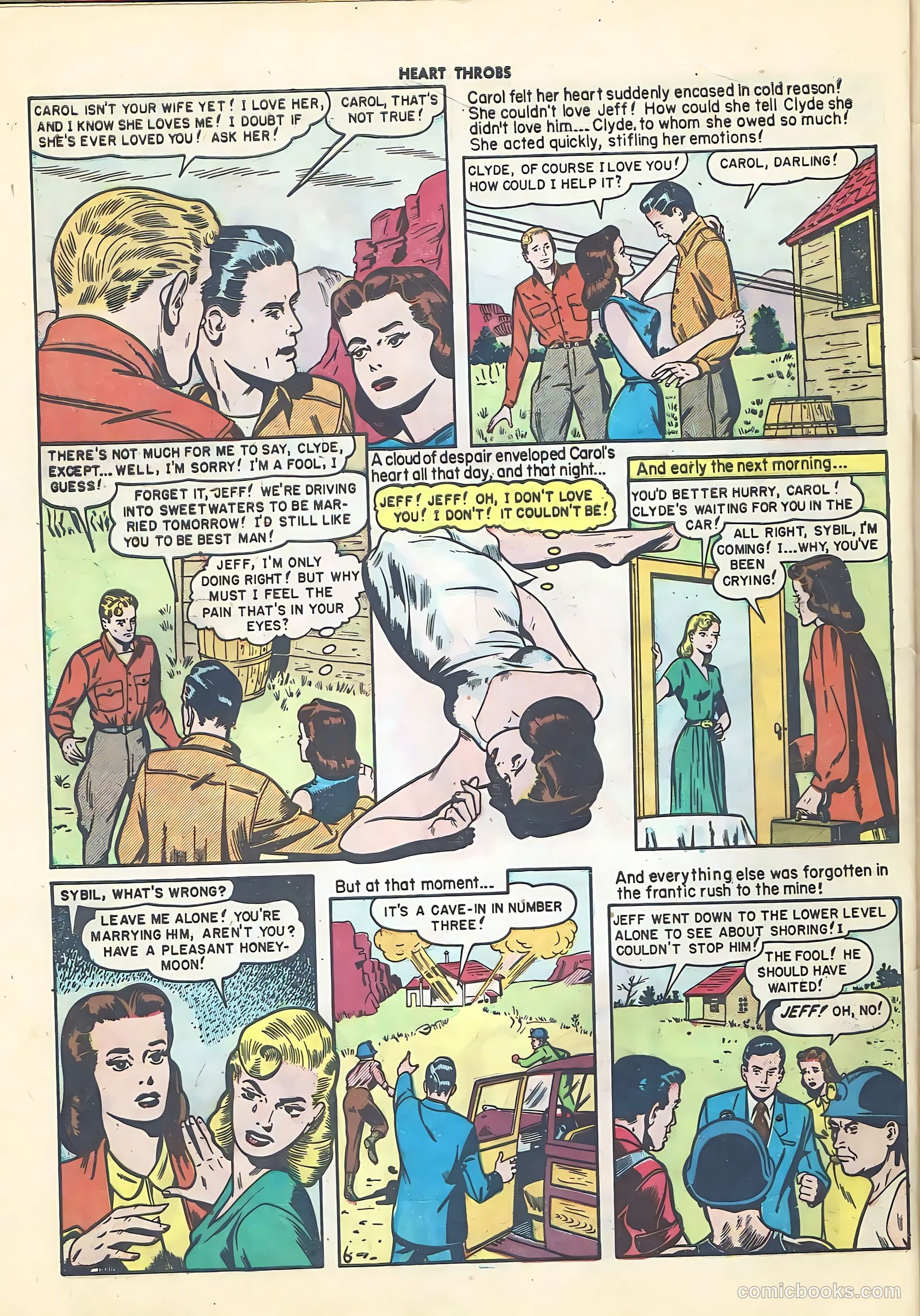 Heart Throbs #6 (1950) — page 32 of 36