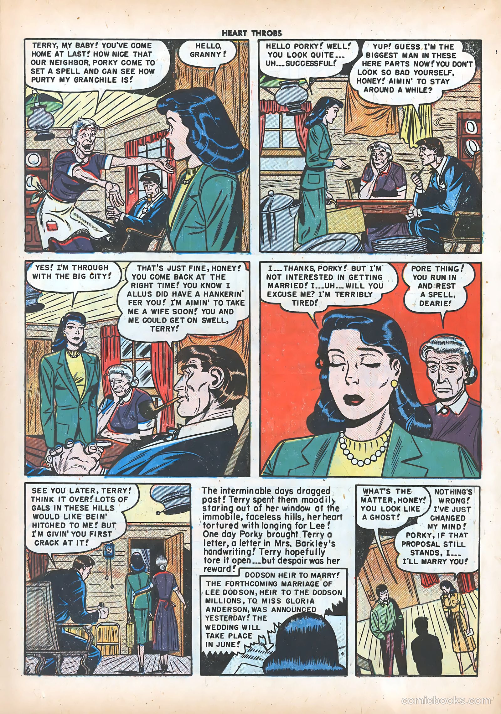 Heart Throbs #7 (1950) — page 17 of 51