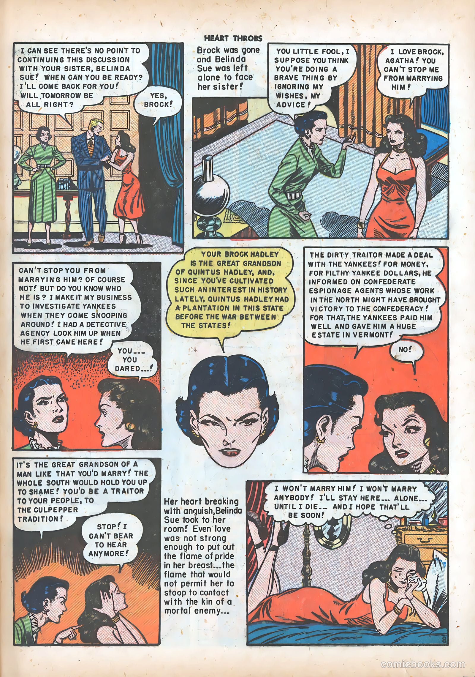 Heart Throbs #7 (1950) — page 34 of 51
