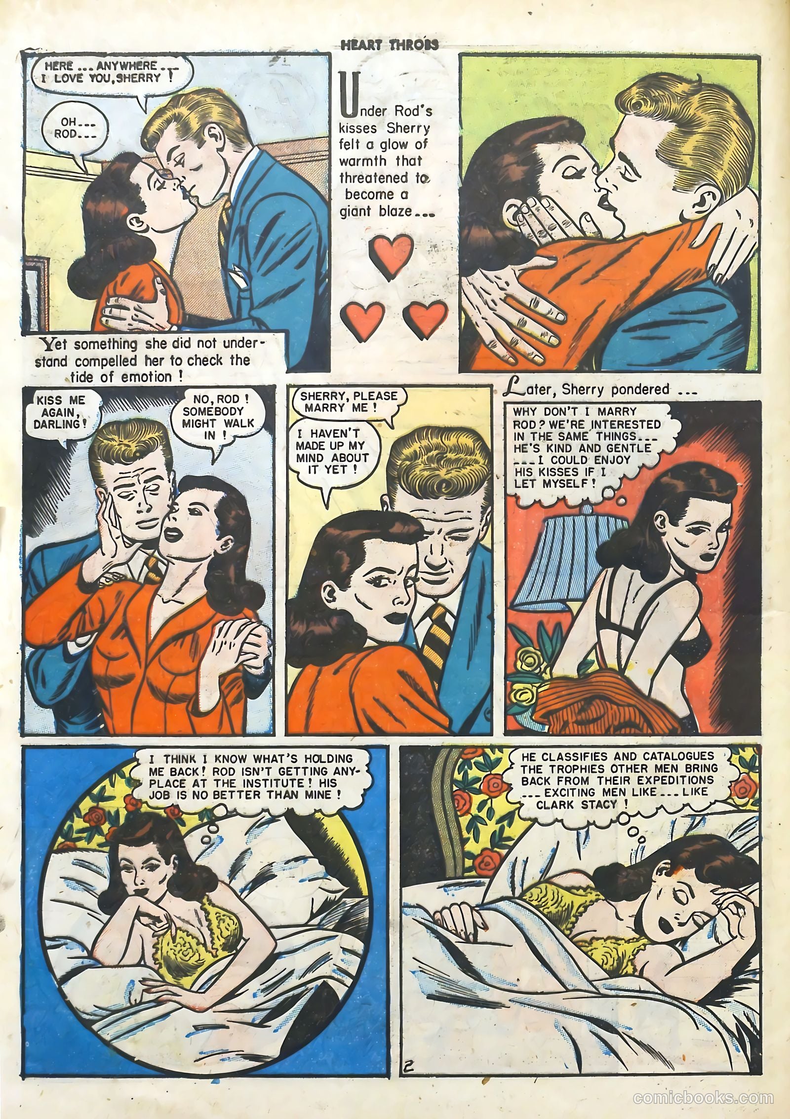 Heart Throbs #8 (1950) — page 40 of 50