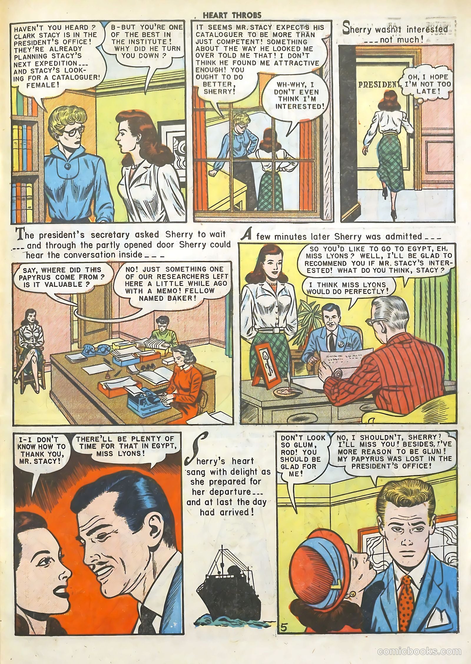 Heart Throbs #8 (1950) — page 43 of 50