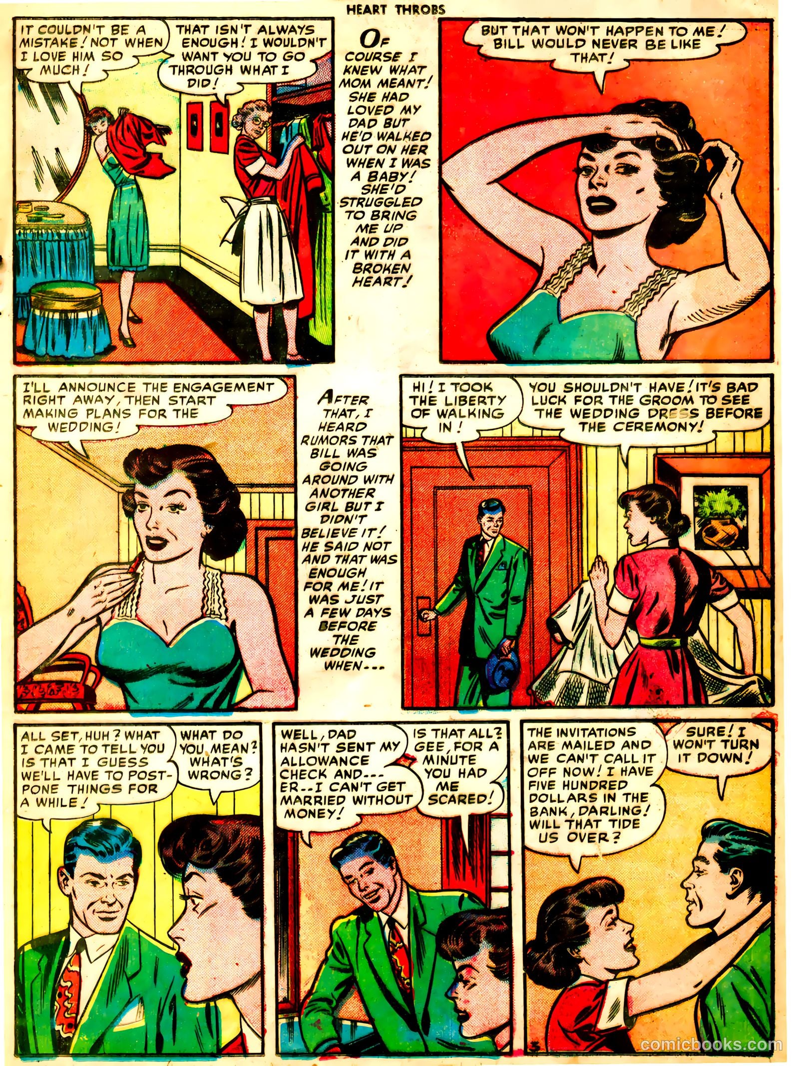 Heart Throbs #9 (1952) — page 5 of 36