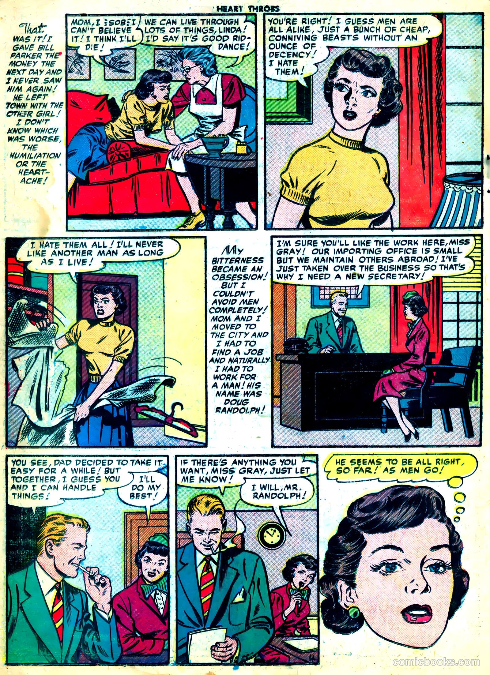 Heart Throbs #9 (1952) — page 6 of 36