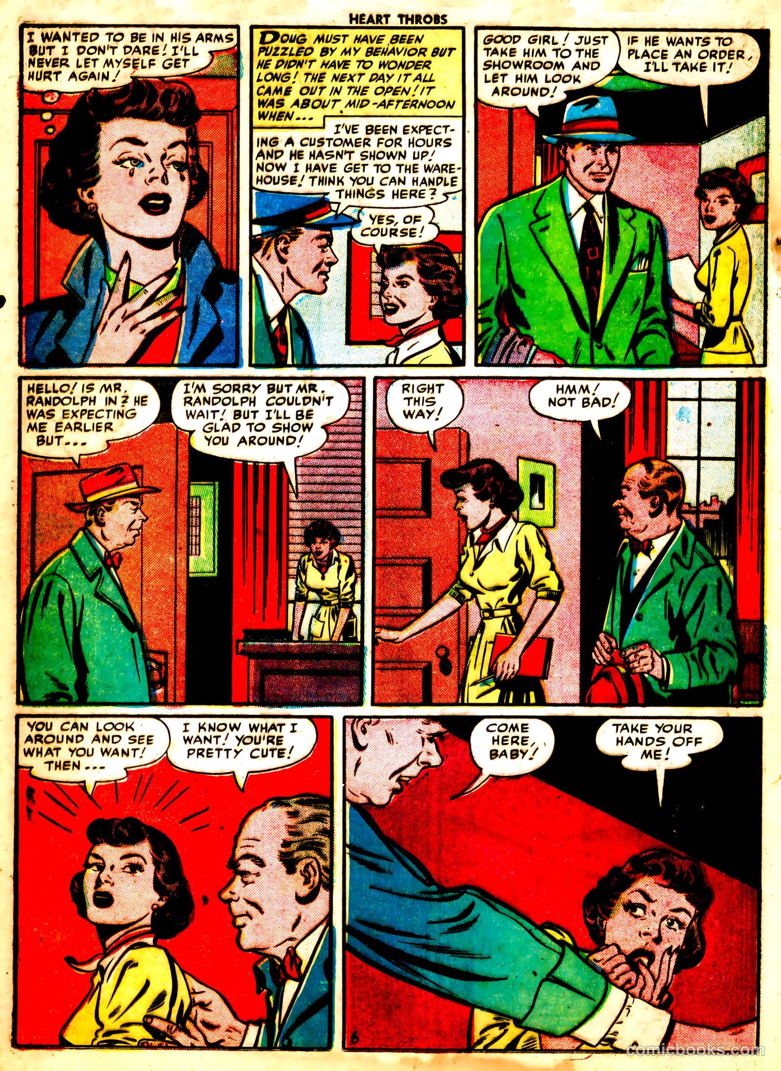 Heart Throbs #9 (1952) — page 8 of 36
