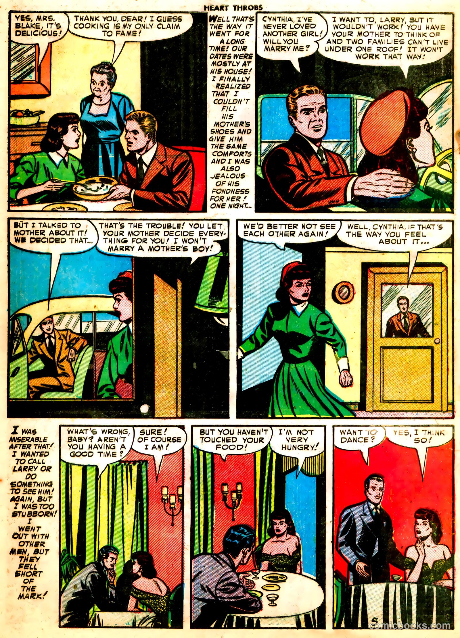 Heart Throbs #9 (1952) — page 16 of 36