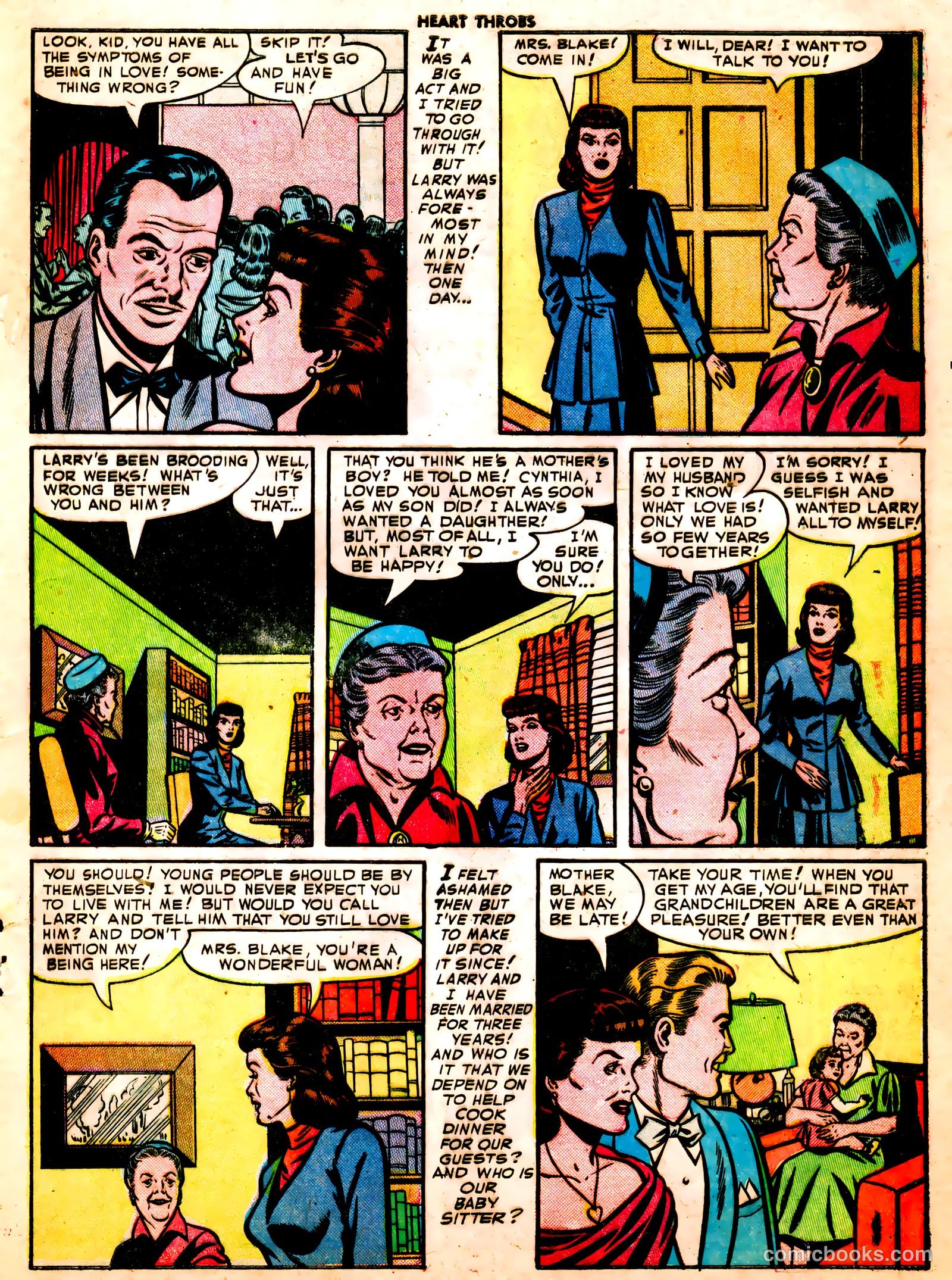 Heart Throbs #9 (1952) — page 17 of 36