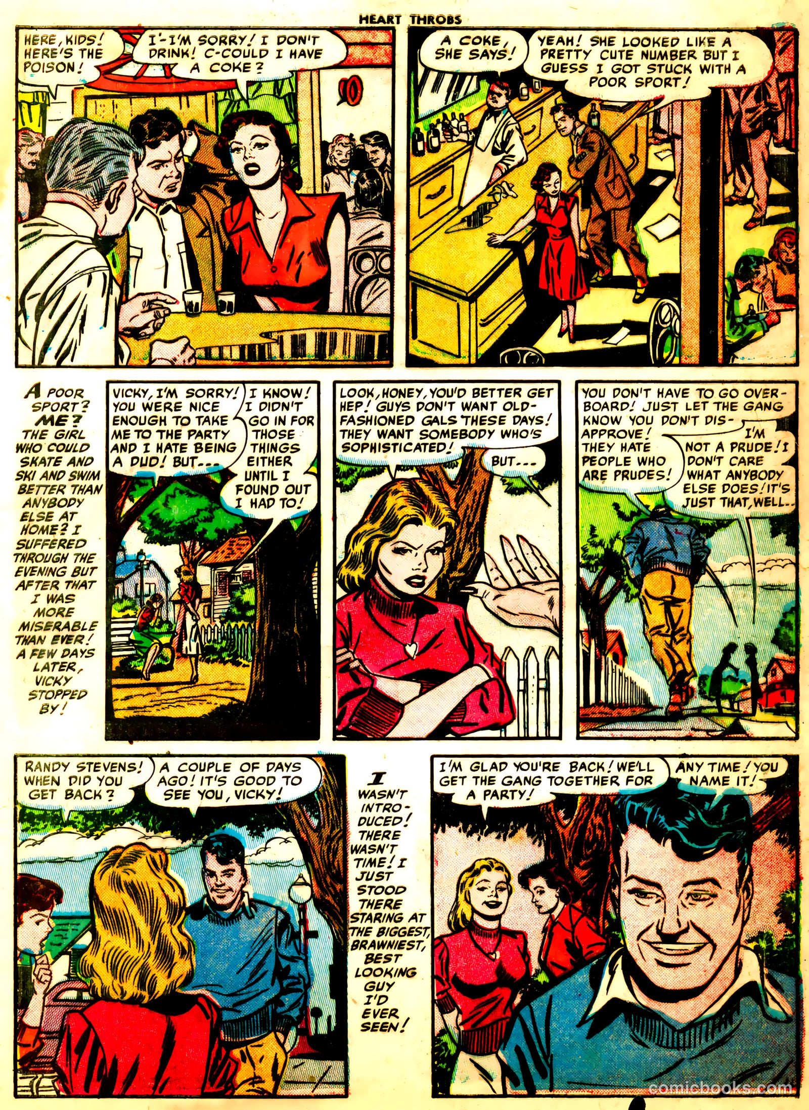 Heart Throbs #9 (1952) — page 21 of 36