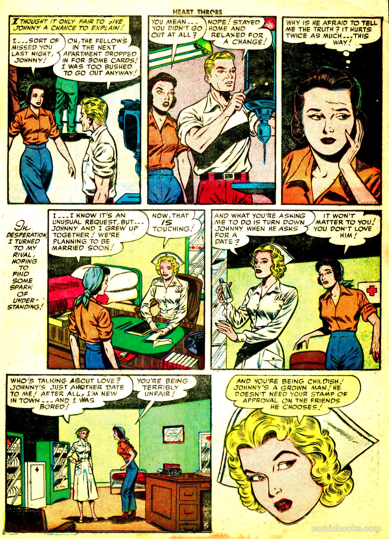 Heart Throbs #9 (1952) — page 31 of 36