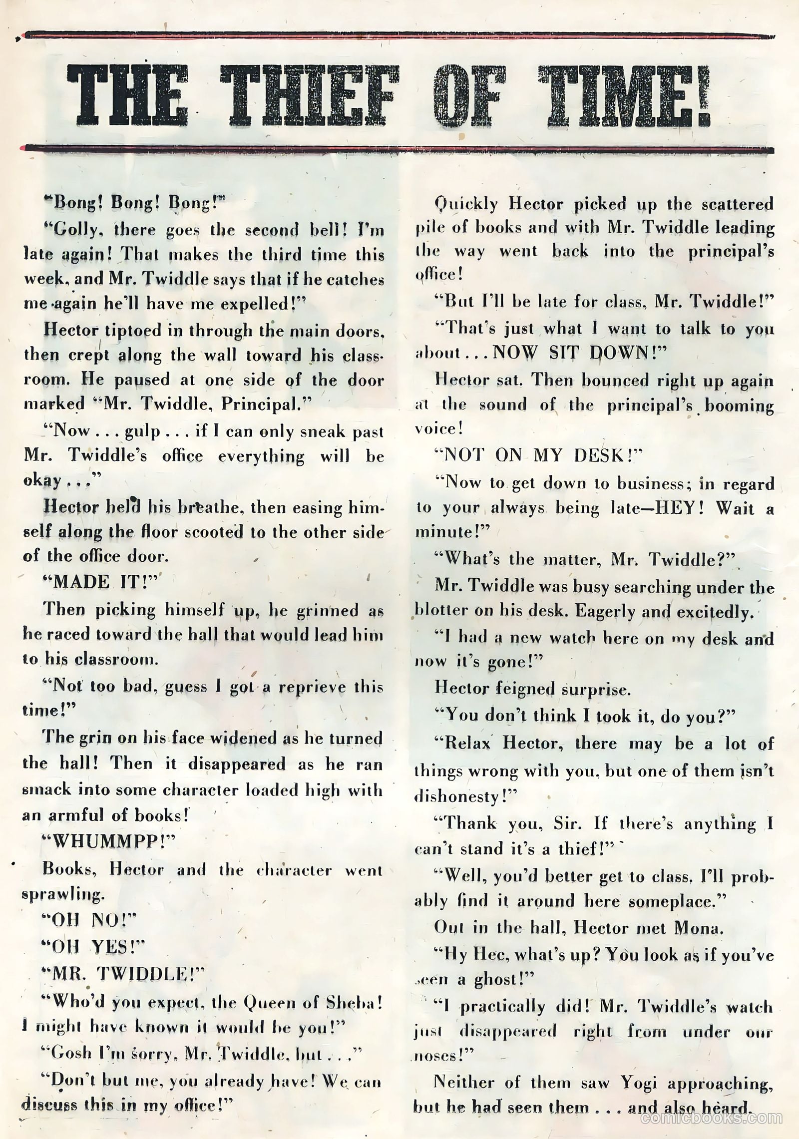 Hector Comics #1 (1953) — page 16 of 36