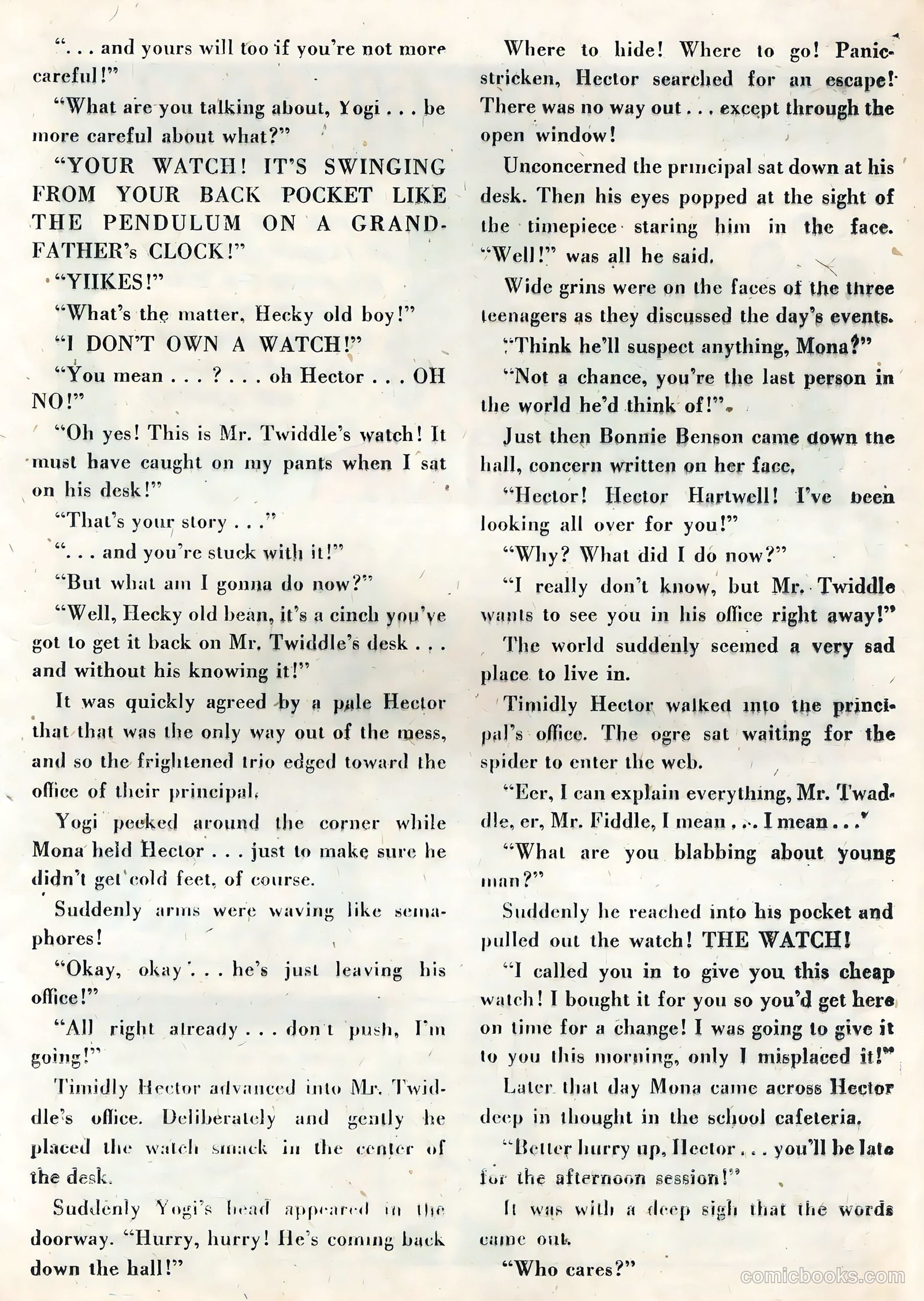 Hector Comics #1 (1953) — page 17 of 36